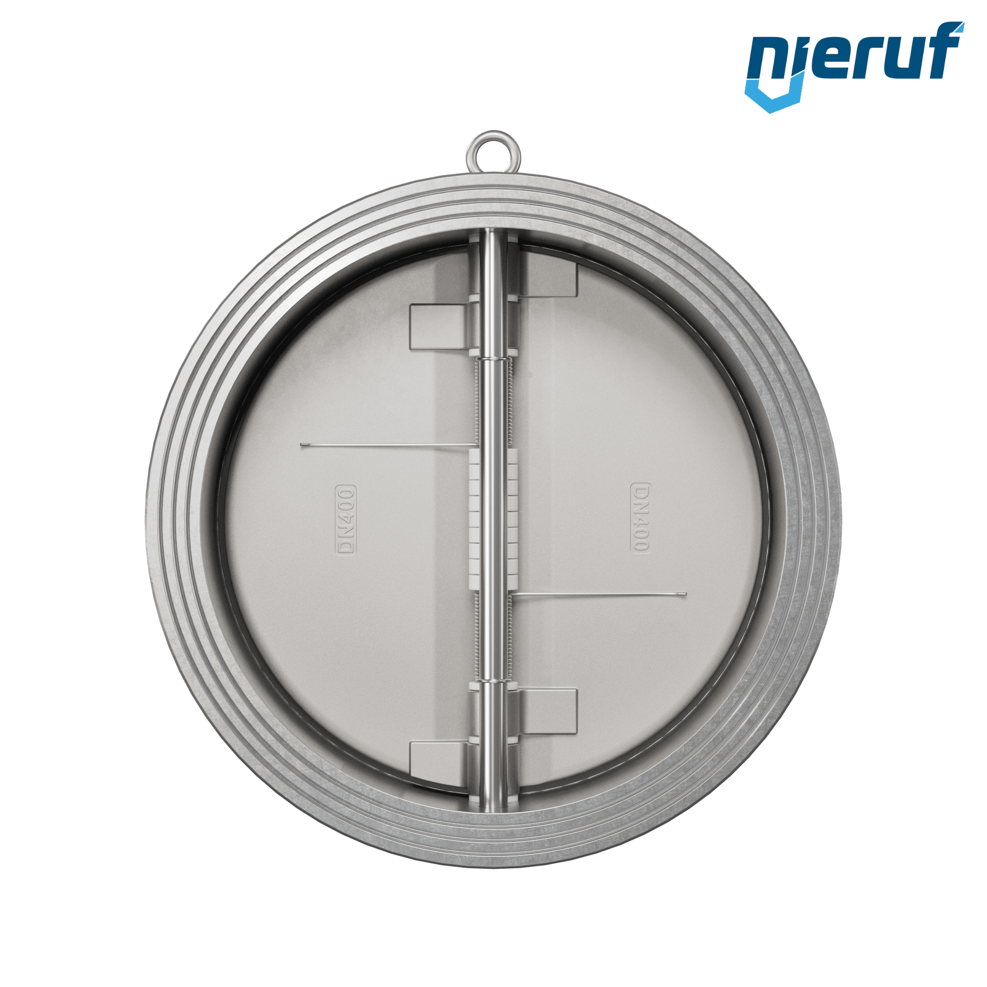 valvola di ritegno a doppio battente DN400 DR03 acciaio inossidabile 1.4408 NBR