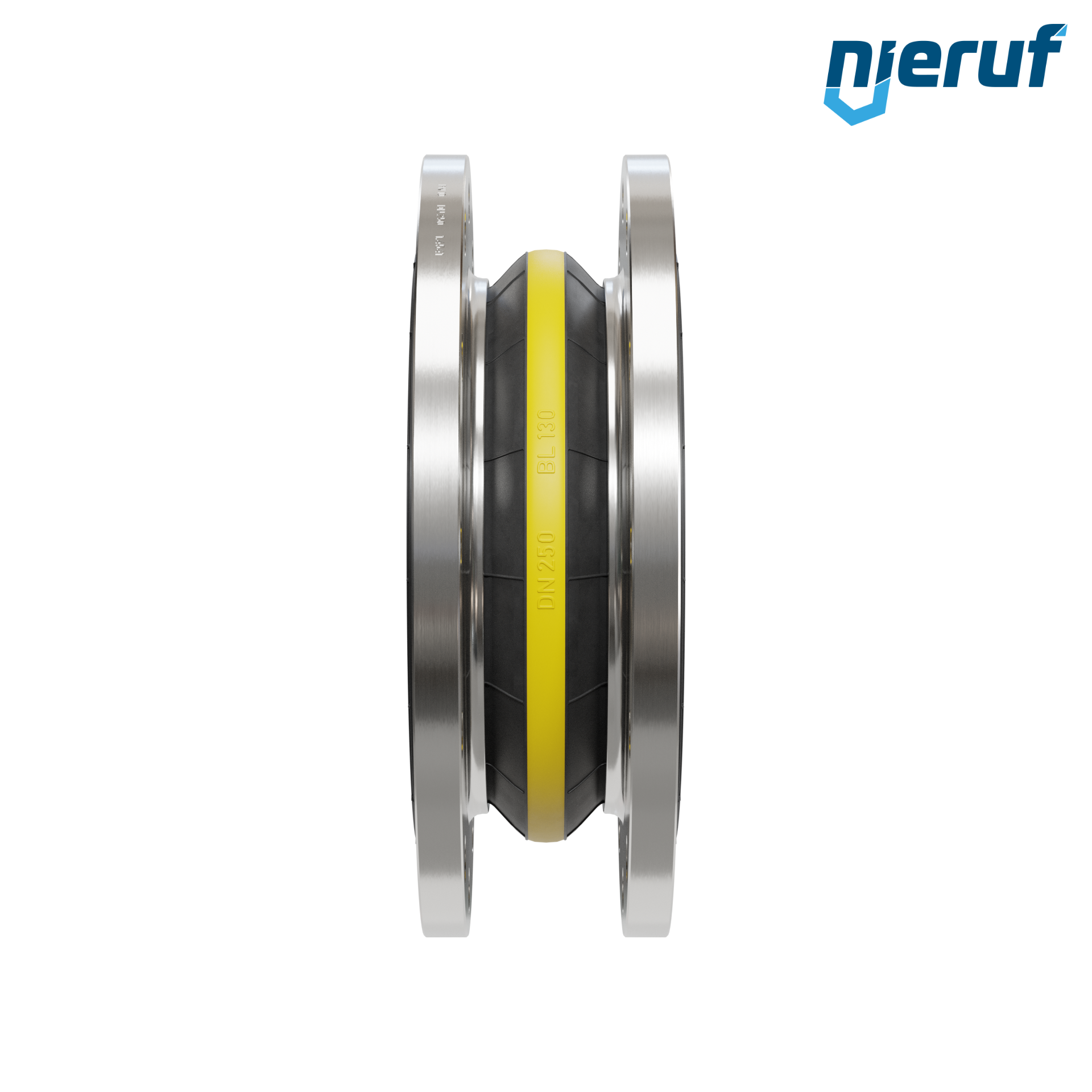 Compensatore o-ring di supporto per il vuoto DN250 versione KP04 flange in acciaio inox NBR