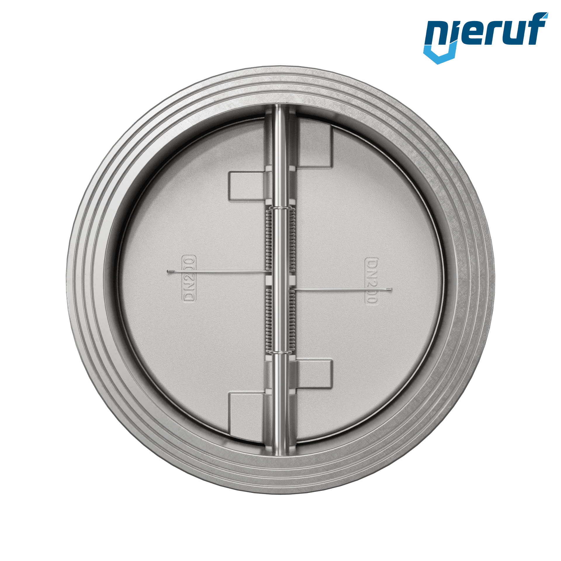 valvola di ritegno a doppio battente DN200 DR03 acciaio inossidabile 1.4408 EPDM
