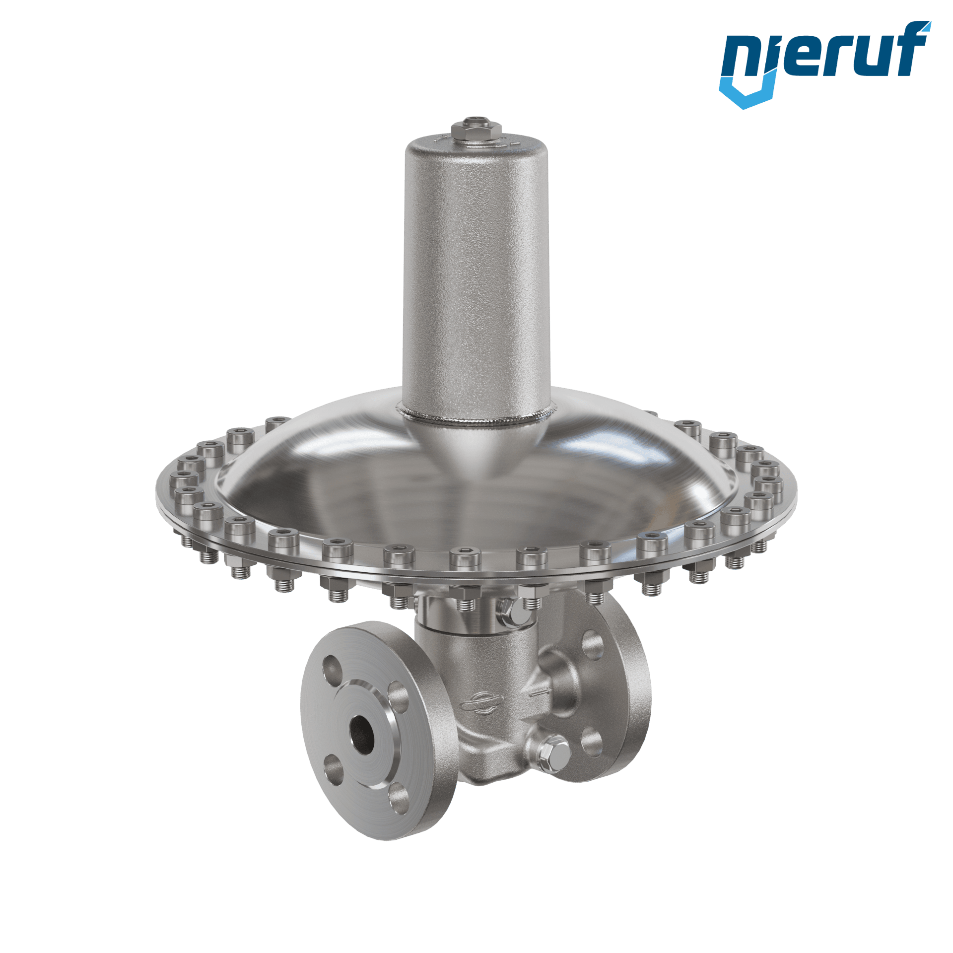 valvola di troppo pieno in millibar flangia DN15 UV18 acciaio inossidabile EPDM / PTFE 50 - 500 mbar