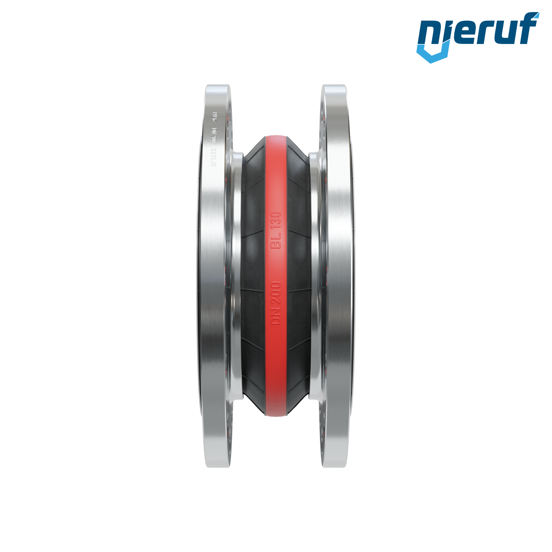 Compensatore rivestimento in PTFE DN200 PN16 versione KP04 flange in acciaio EPDM