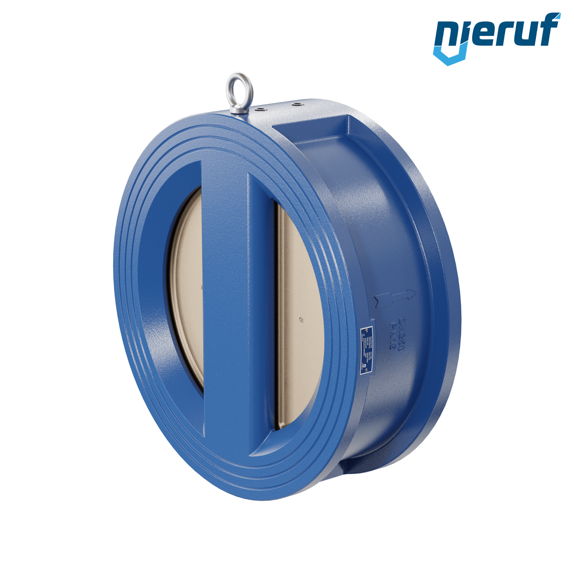 valvola di ritegno a doppio battente DN250 DR04 GGG40 EPDM