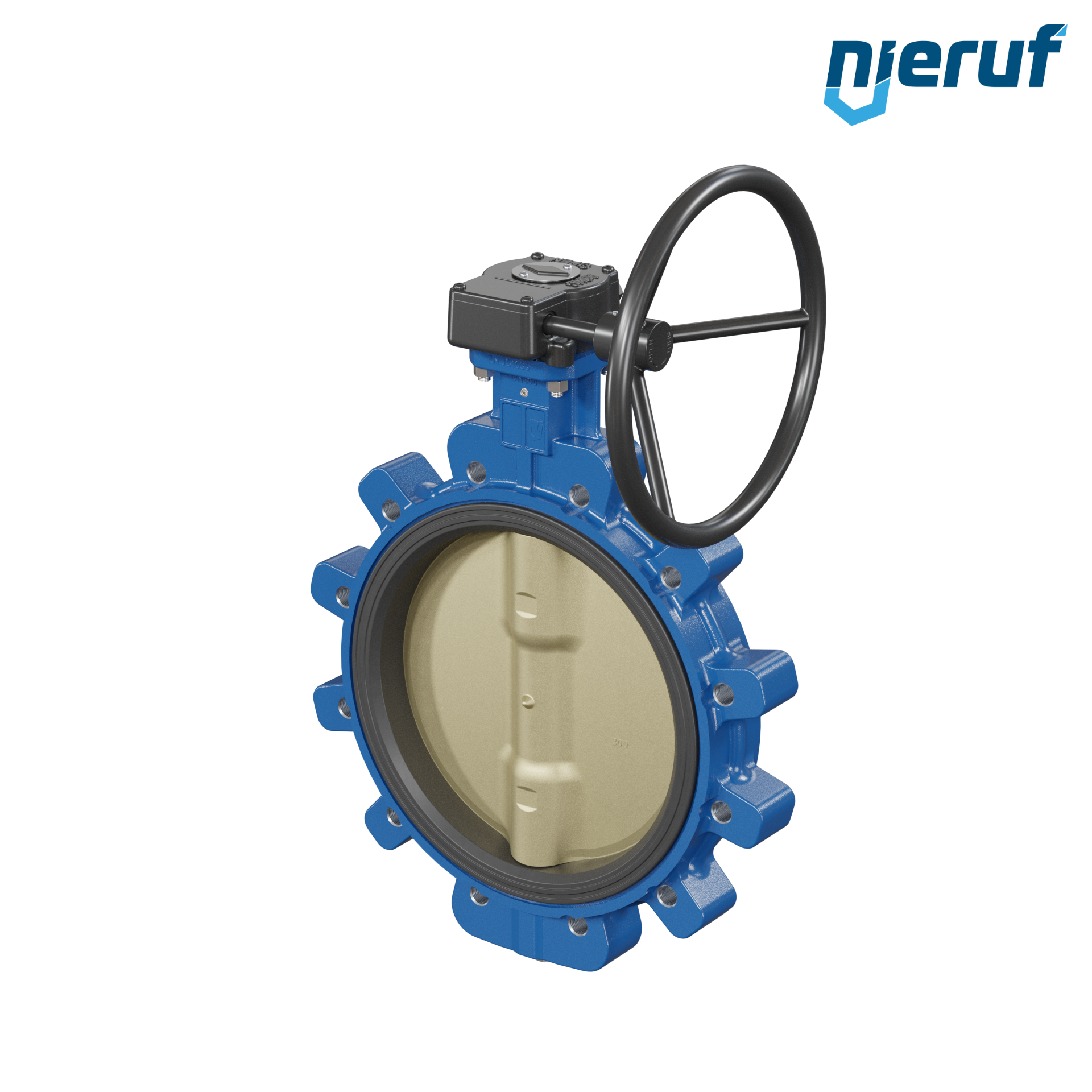 valvola a farfalla per l'acqua di mare DN 300  PN10 AK16 volantino
