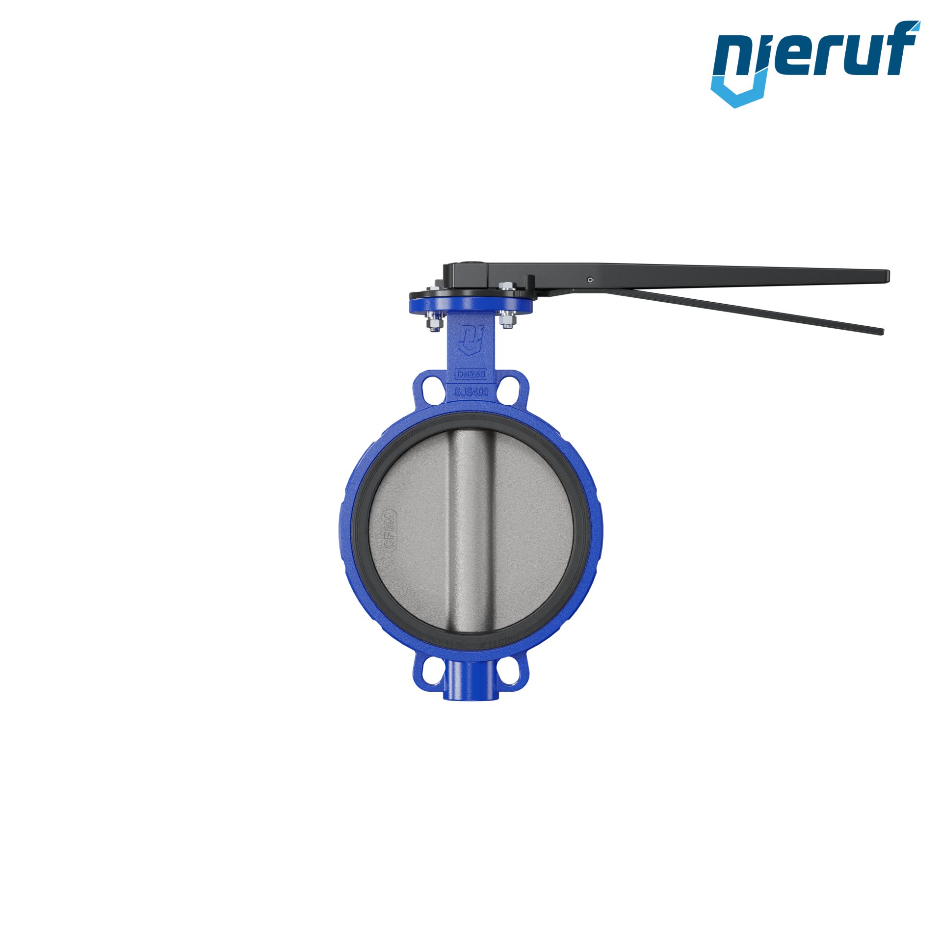 valvola a farfalla DN 250 PN16 AK05 NBR leva