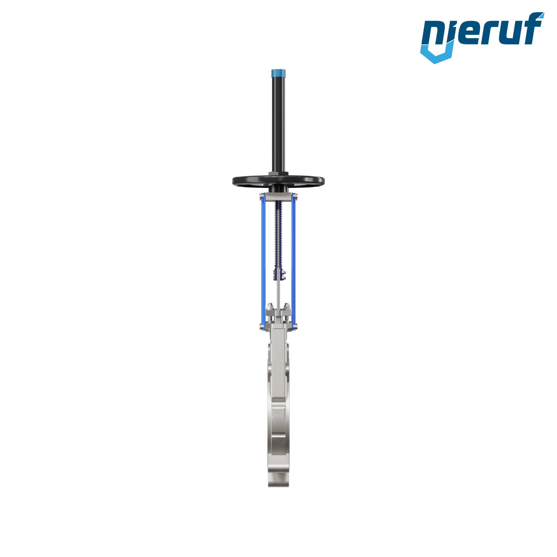 valvola a ghigliottina DN 300 SR03 EPDM manovella / volante