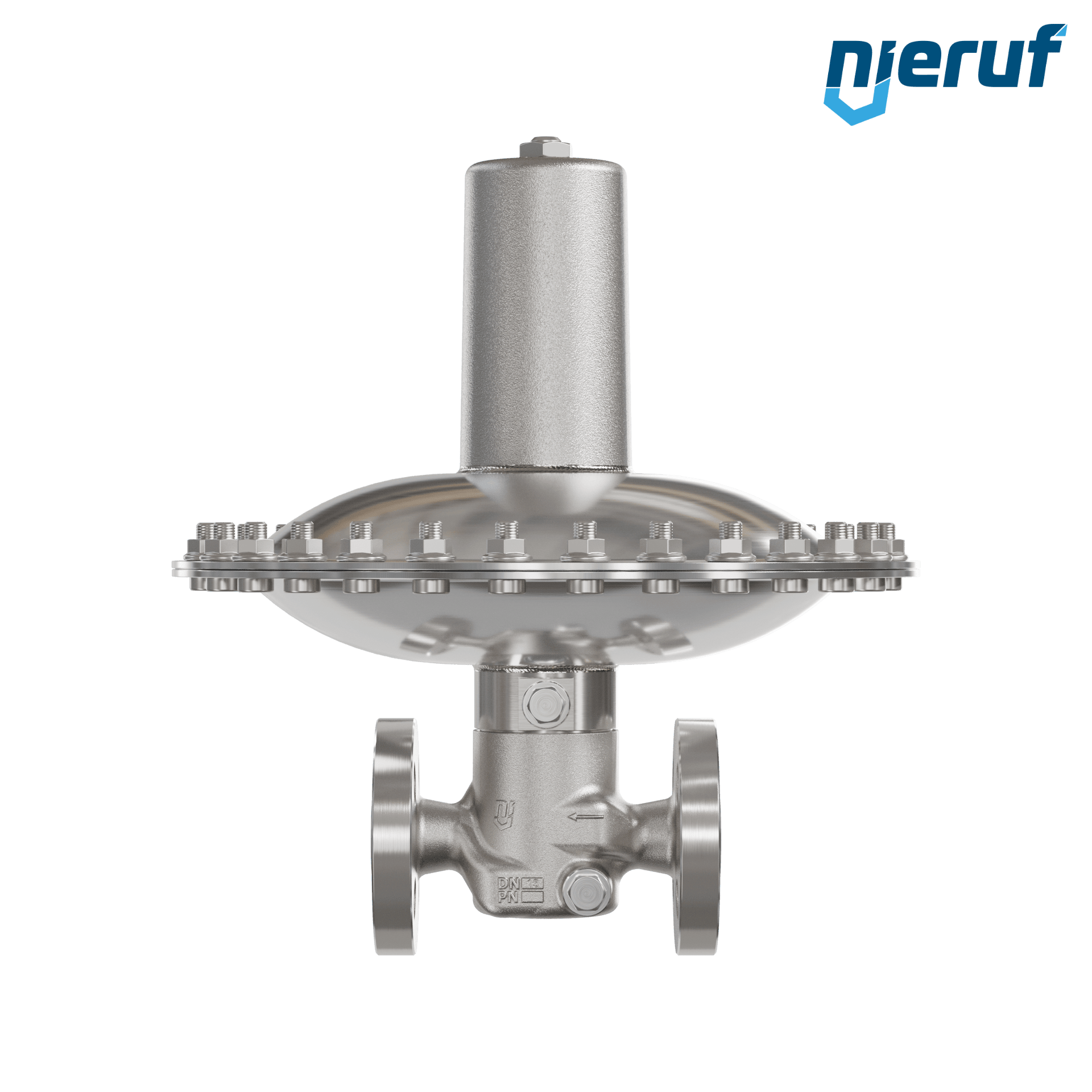 Regolatore in mbar DN15 DM24 flangia ANSI 150 acciaio inossidabile EPDM 150 - 500 mbar