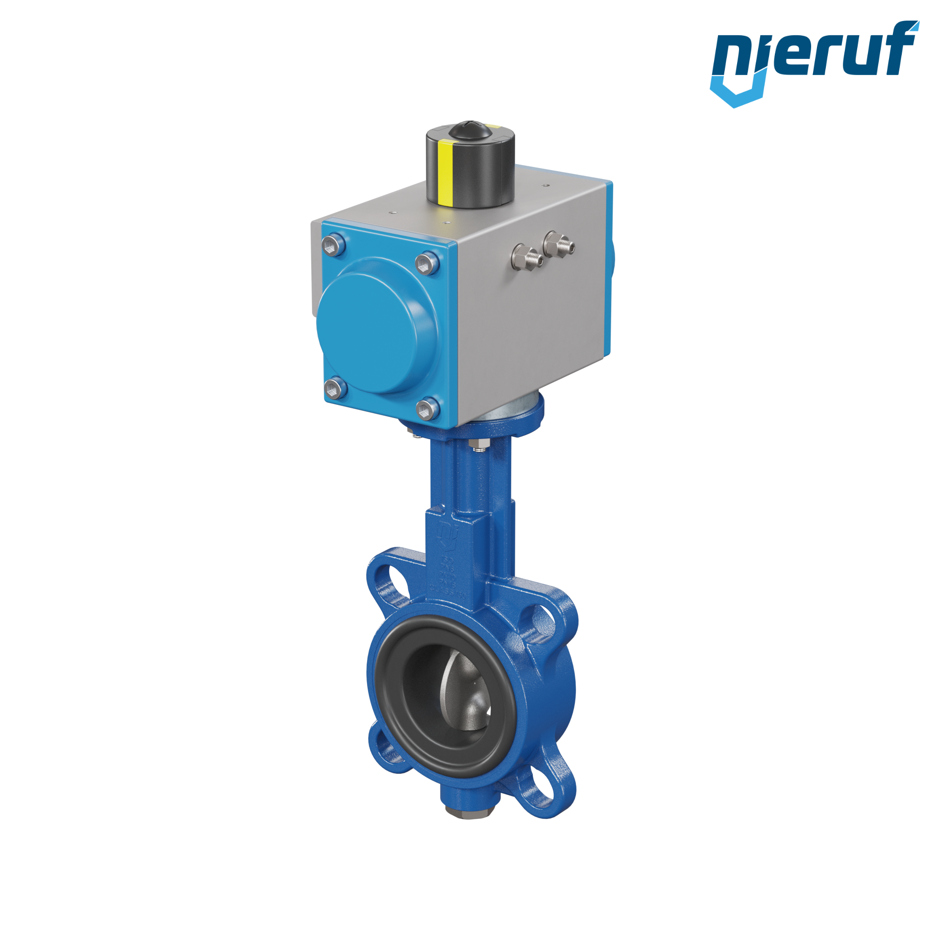 Butterfly valve DN 50 AK01 EPDM DVGW drinking water, WRAS, ACS, W270 pneumatic actuator single acting normally open