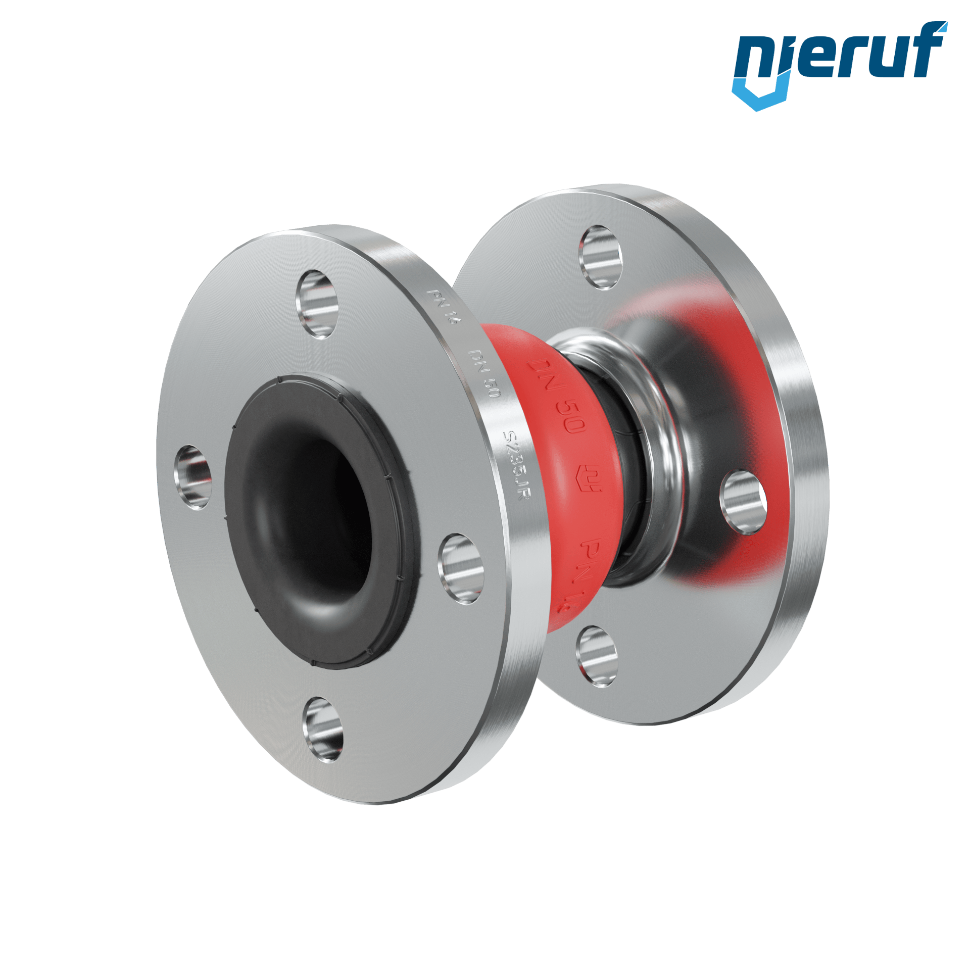 Compensatore DN50 tipo KP04 flange acciaio, manicotto EPDM