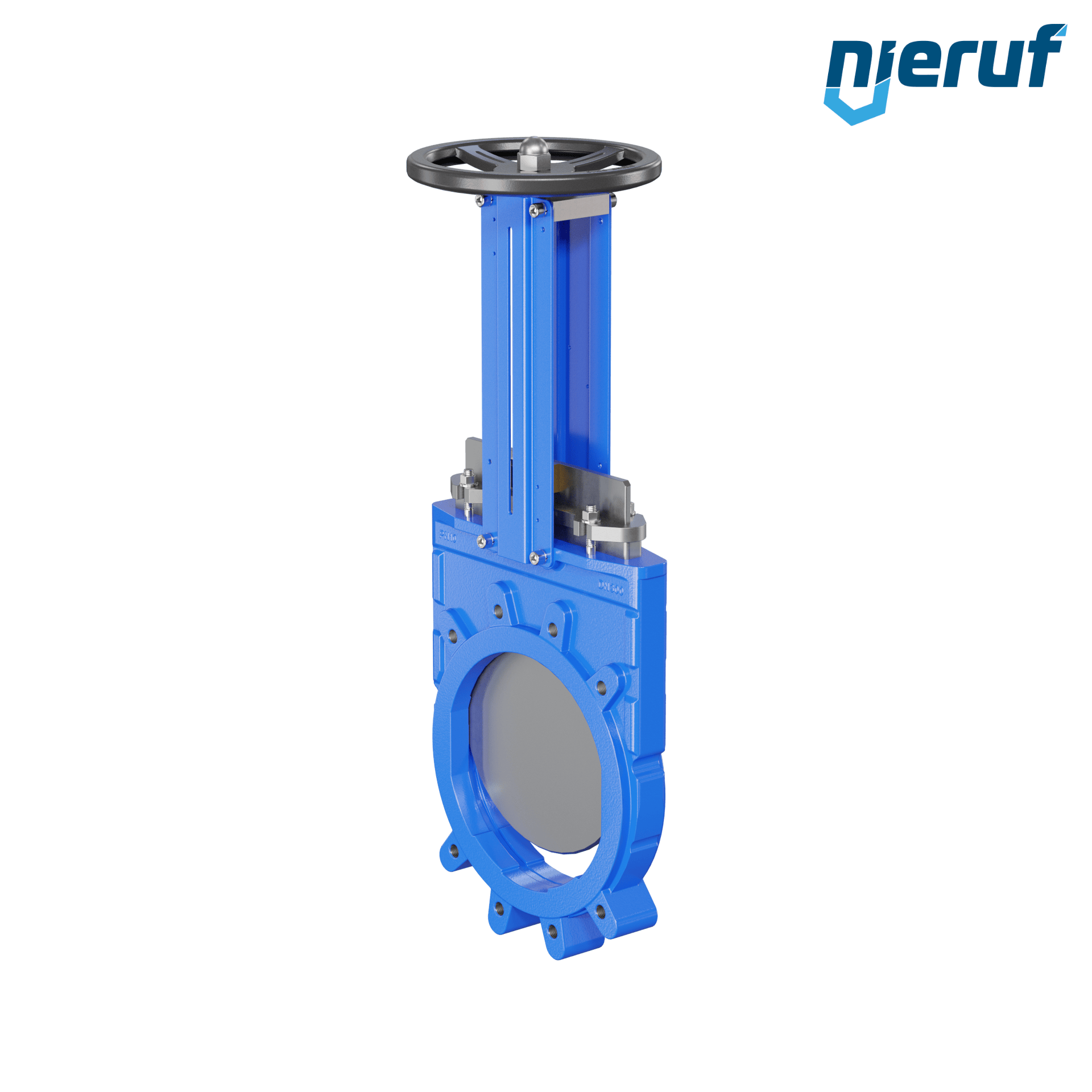 valvola a ghigliottina DN 300 SR01 NBR manovella / volante