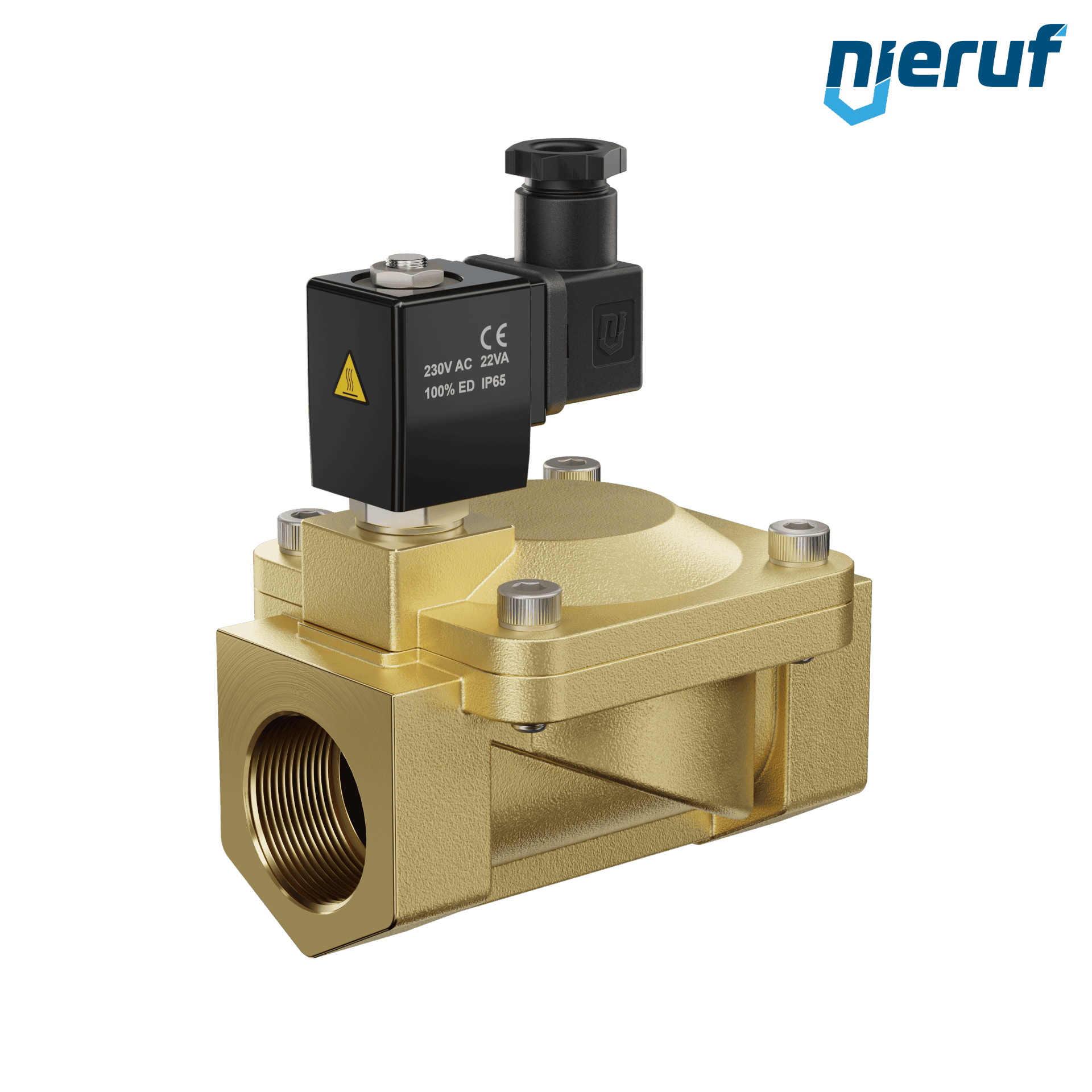 elettrovalvola G 1 1/4" pollici ottone MV05 FKM 230V 50Hz