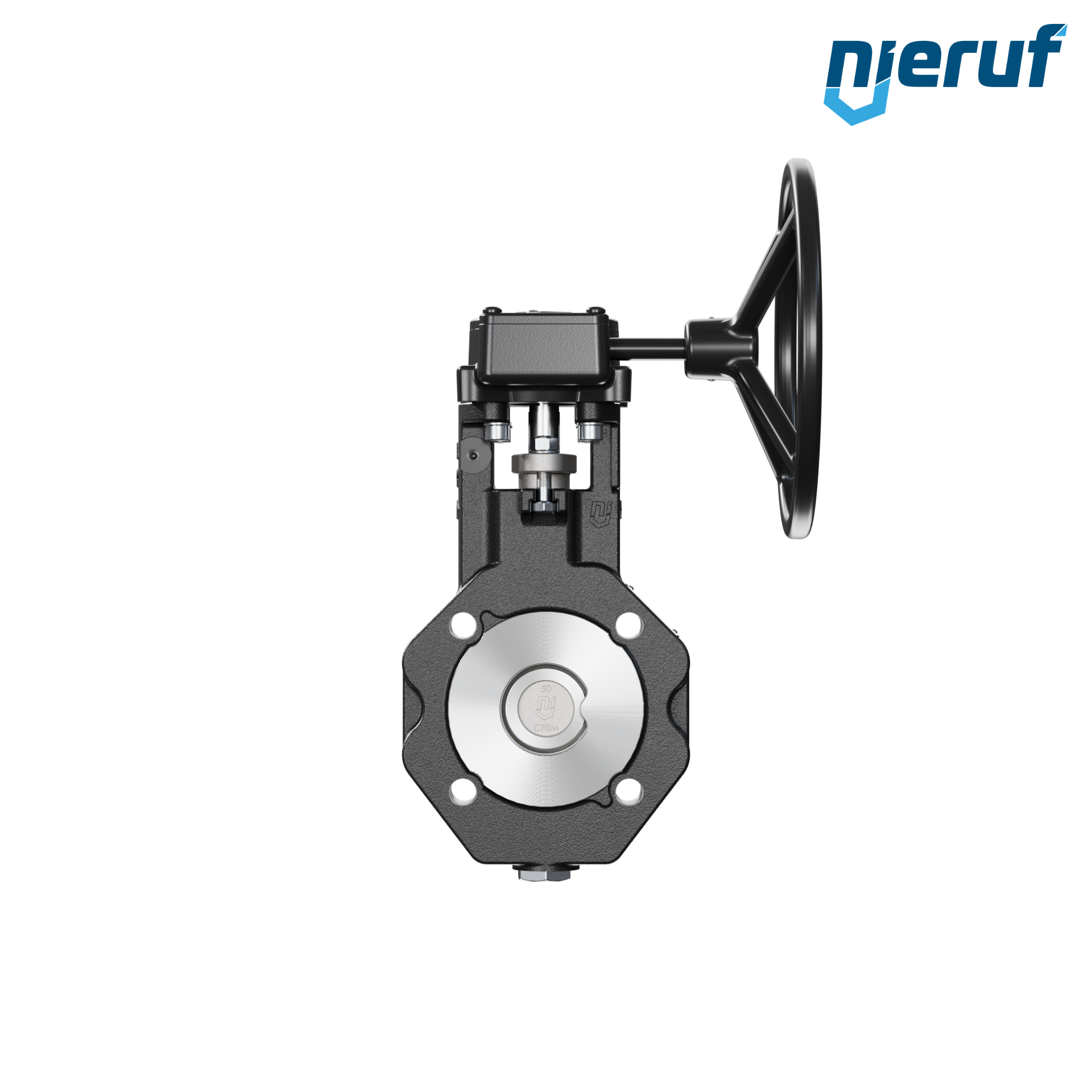 Double offset butterfly-valve AK12 DN 50 ANSI150 worm gear