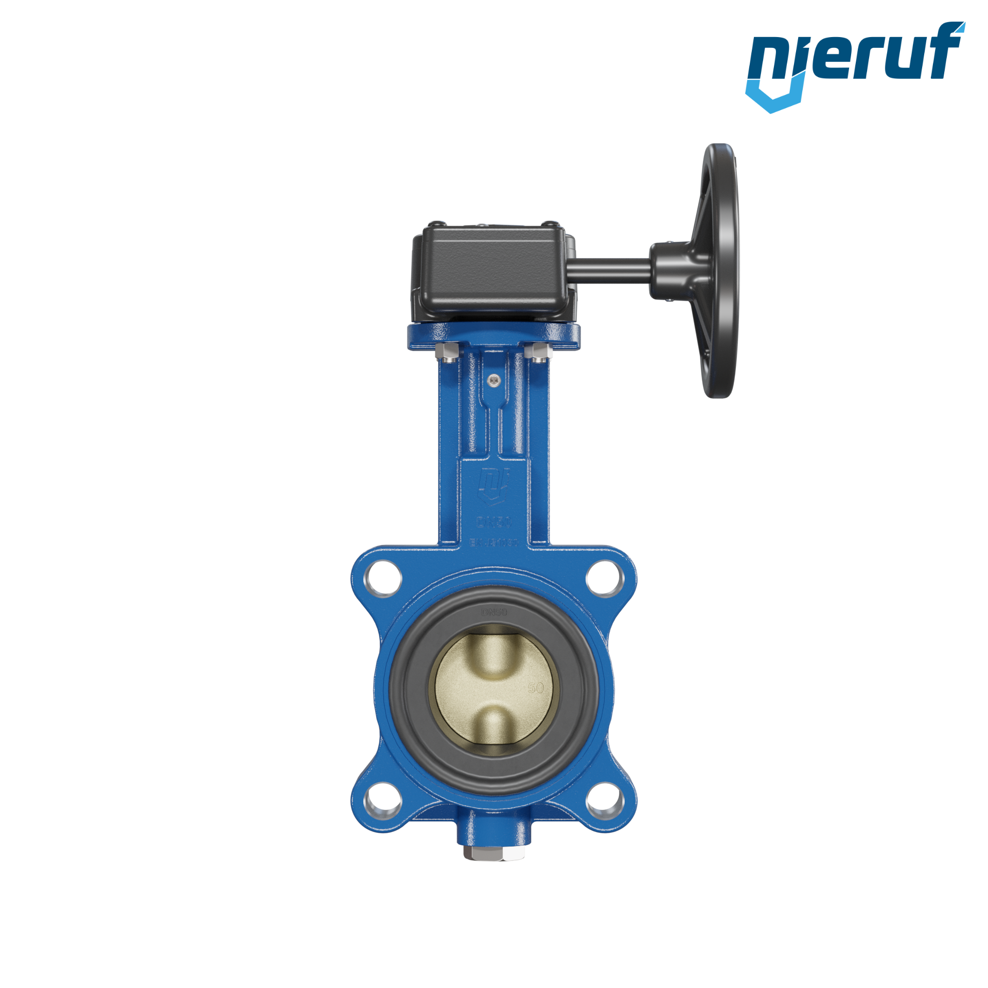 valvola a farfalla per l'acqua di mare DN 50 PN10-PN16 AK16 volantino