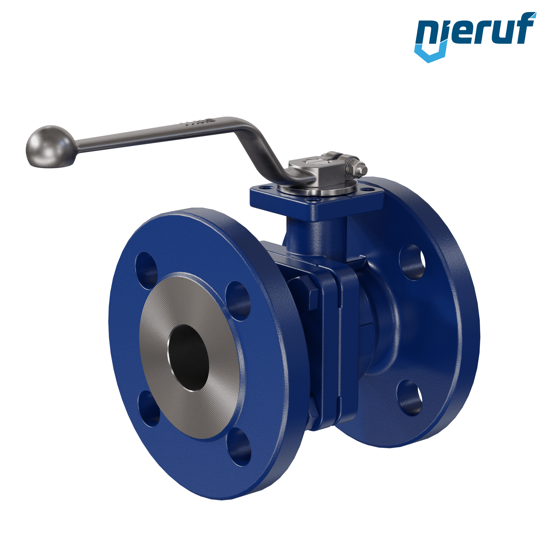 valvola a sfera flangiata per alte temperature FK12 DN32 PN40 in acciaio fuso 1.0619 fino a +25