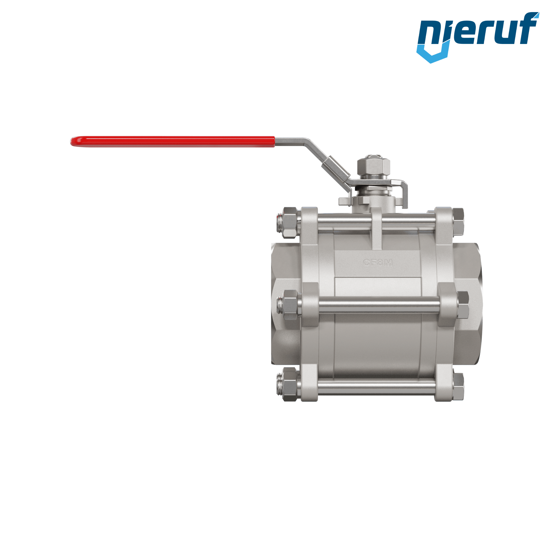 Valvola a sfera in acciaio inossidabile a 3 pezzi DN100 - 4" pollici filettatura interna NPT