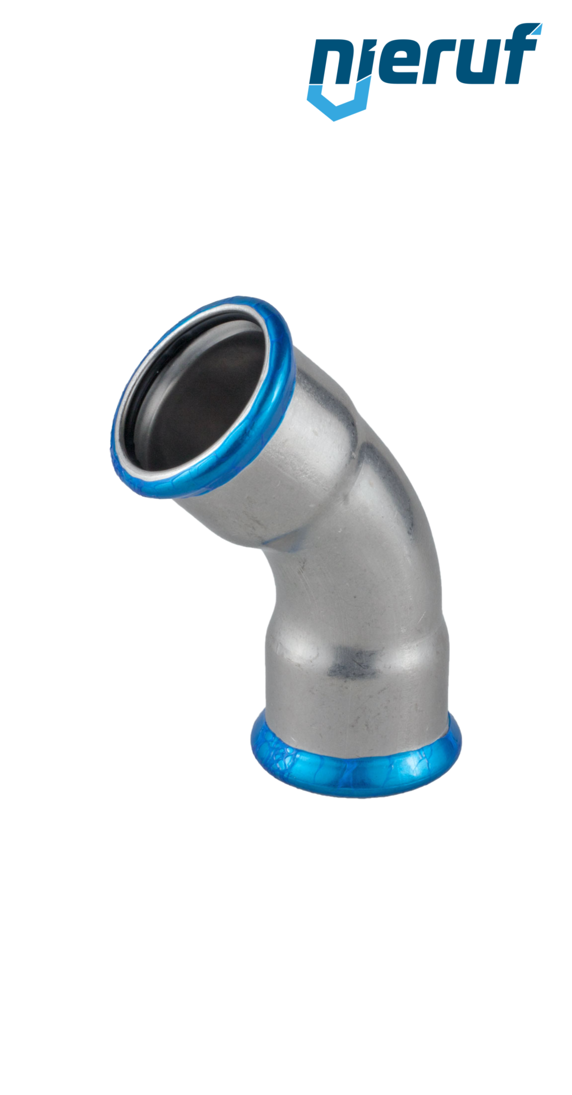Codo Pressfitting 45° H x H DN20 - 22,0 mm Acero inoxidable