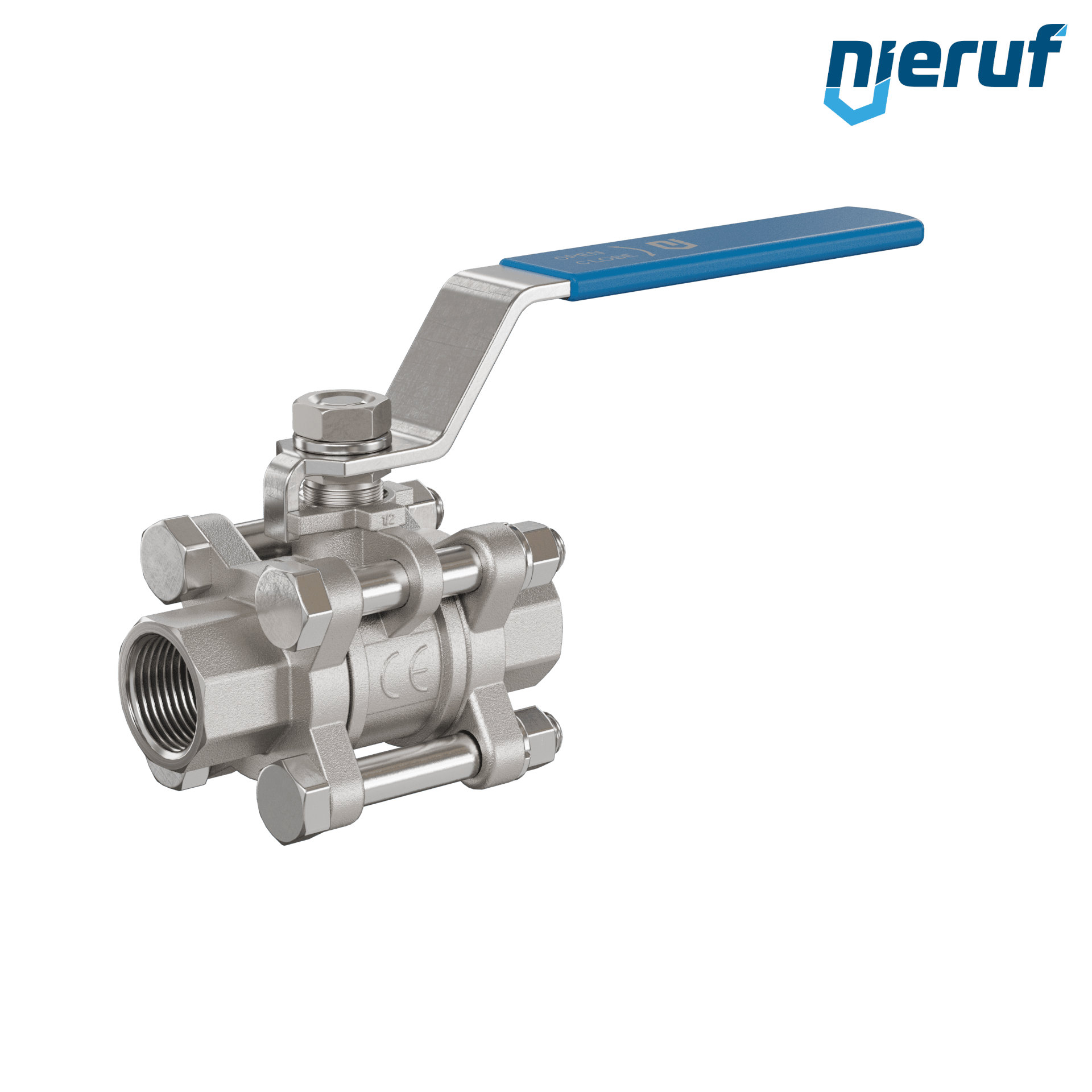valvola a sfera in acciaio inossidabile DN15 - 1/2" pollici GK04 filettatura interna