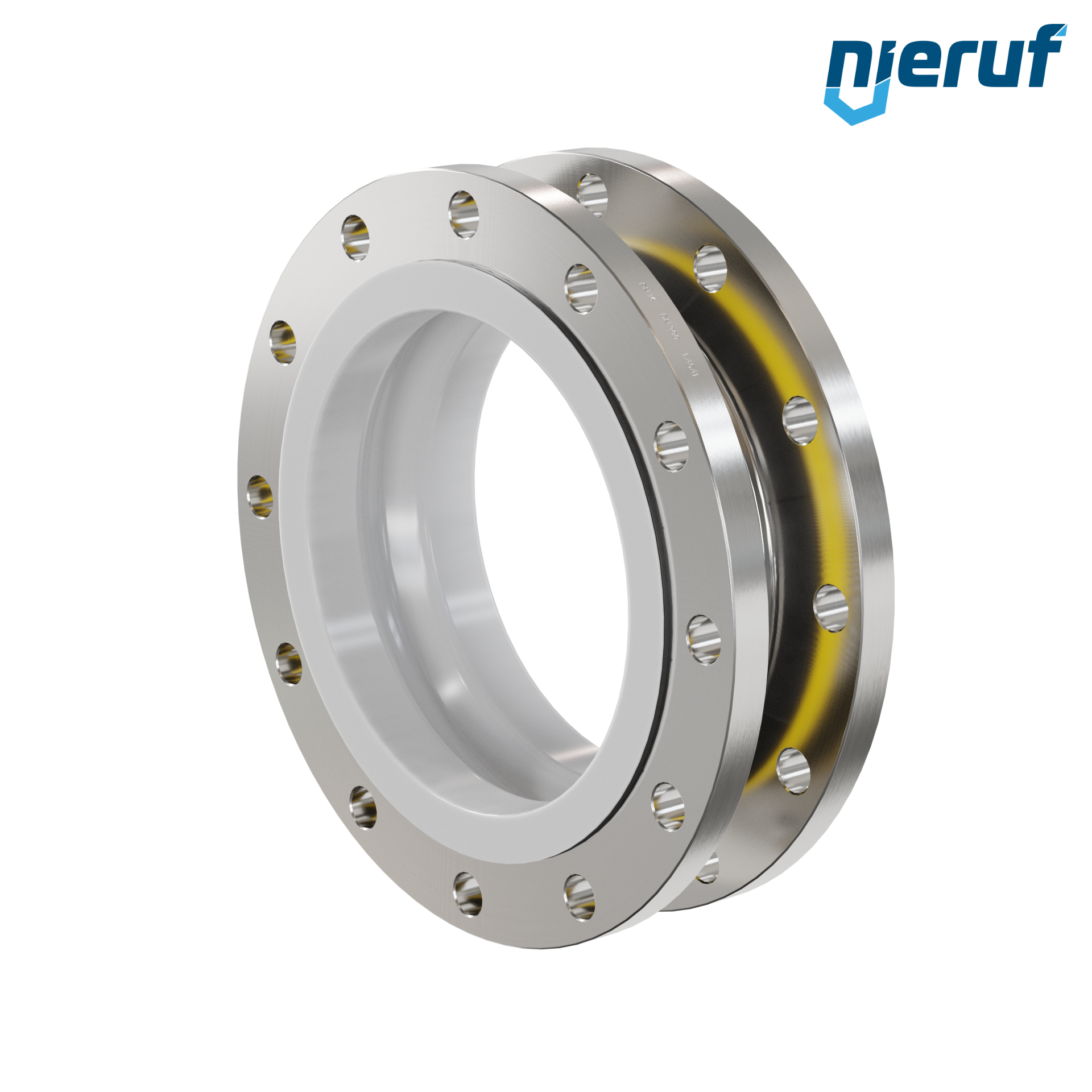 Compensatore rivestimento in PTFE DN300 PN16 versione KP04 flange in acciaio inox NBR