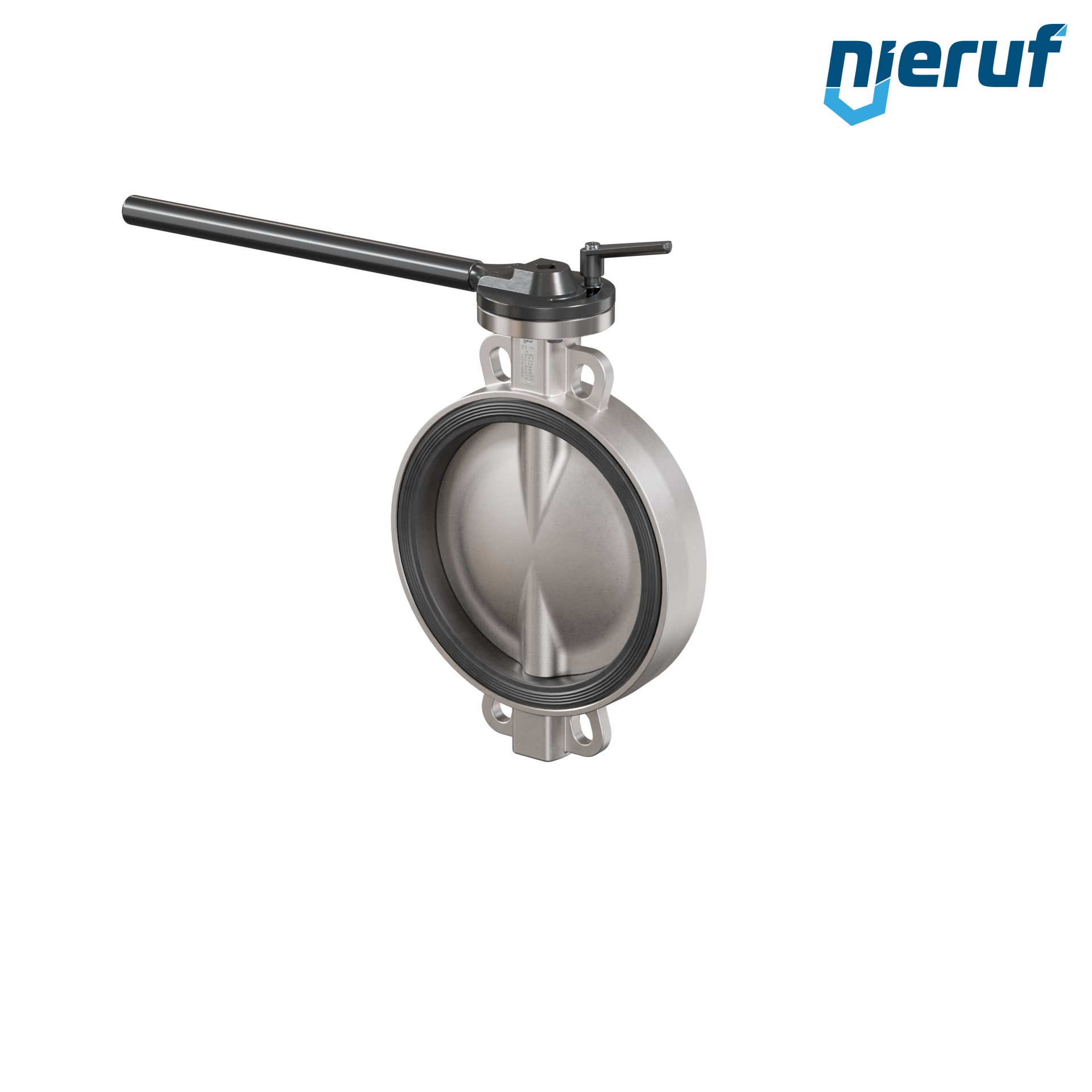 valvola a farfalla in acciaio inossidabile DN300 PN16 AK08 EPDM leva a a mano