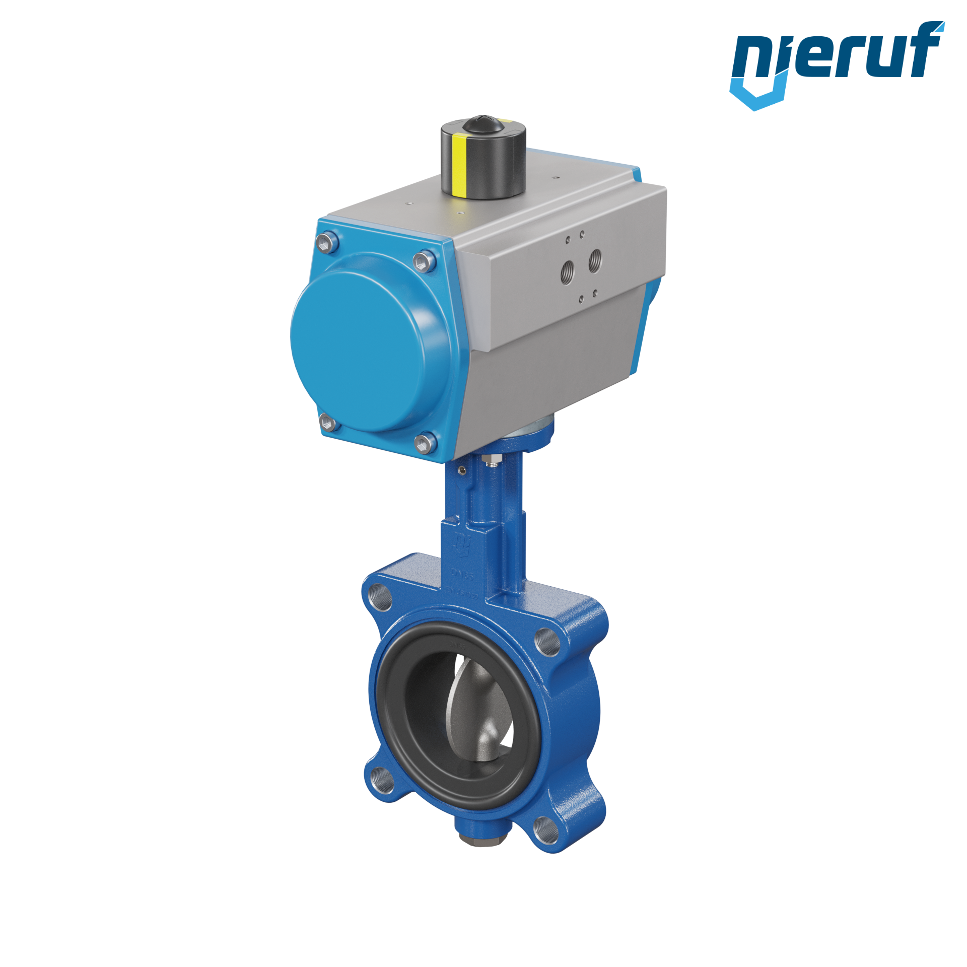 Butterfly valve DN 65 AK02 EPDM high temperature & FDA pneumatic actuator single acting normally open