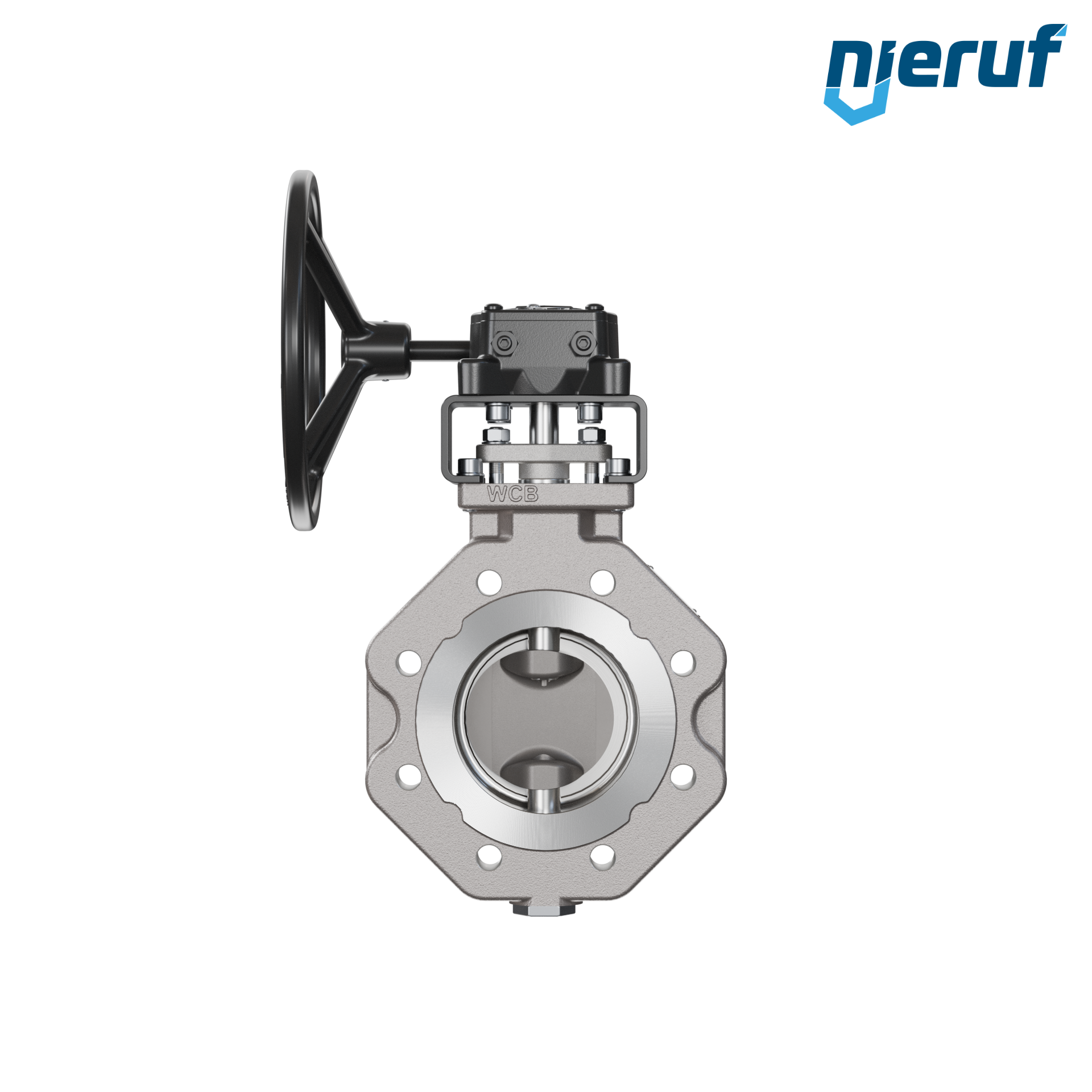 valvola a farfalla triplo eccentrico acciaio inox AK14 DN 80 PN10-40 ANSI150-300 volantino