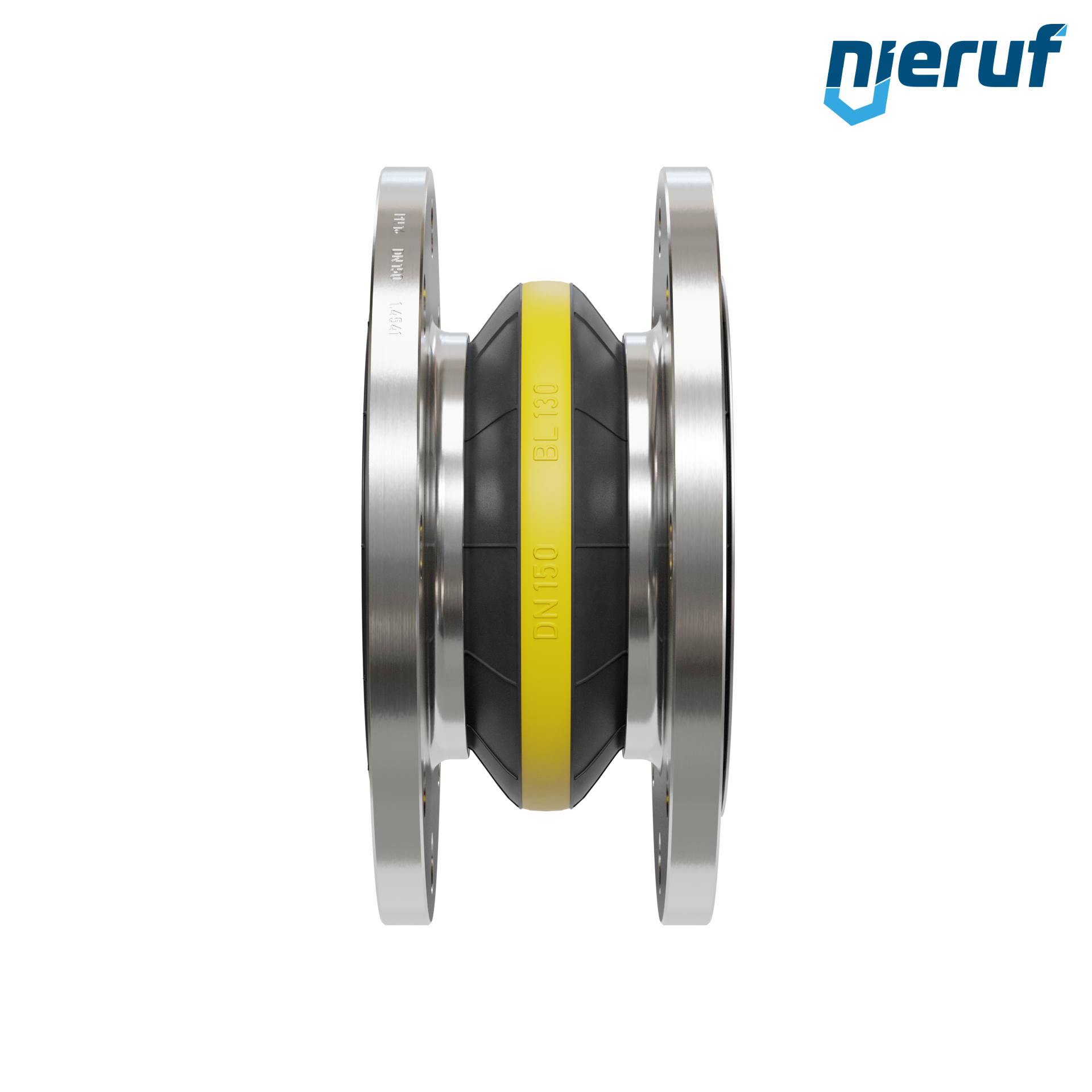 Compensatore piastra di rinforzo DN150 versione KP04 flange in acciaio inox NBR