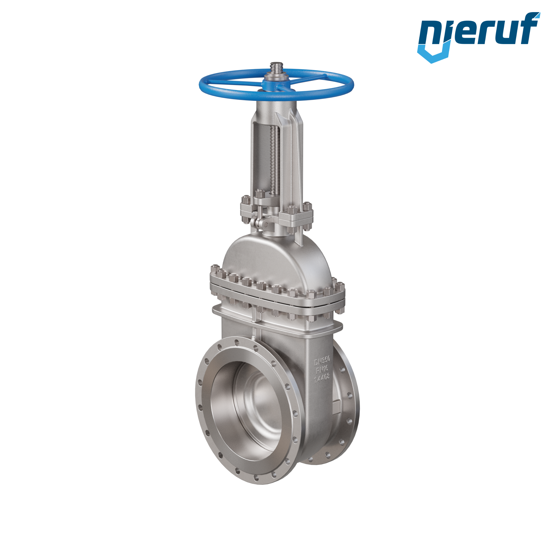Valvola a saracinesca a corpo piatto in acciaio inox AISI 316 AS03 DN500 PN10