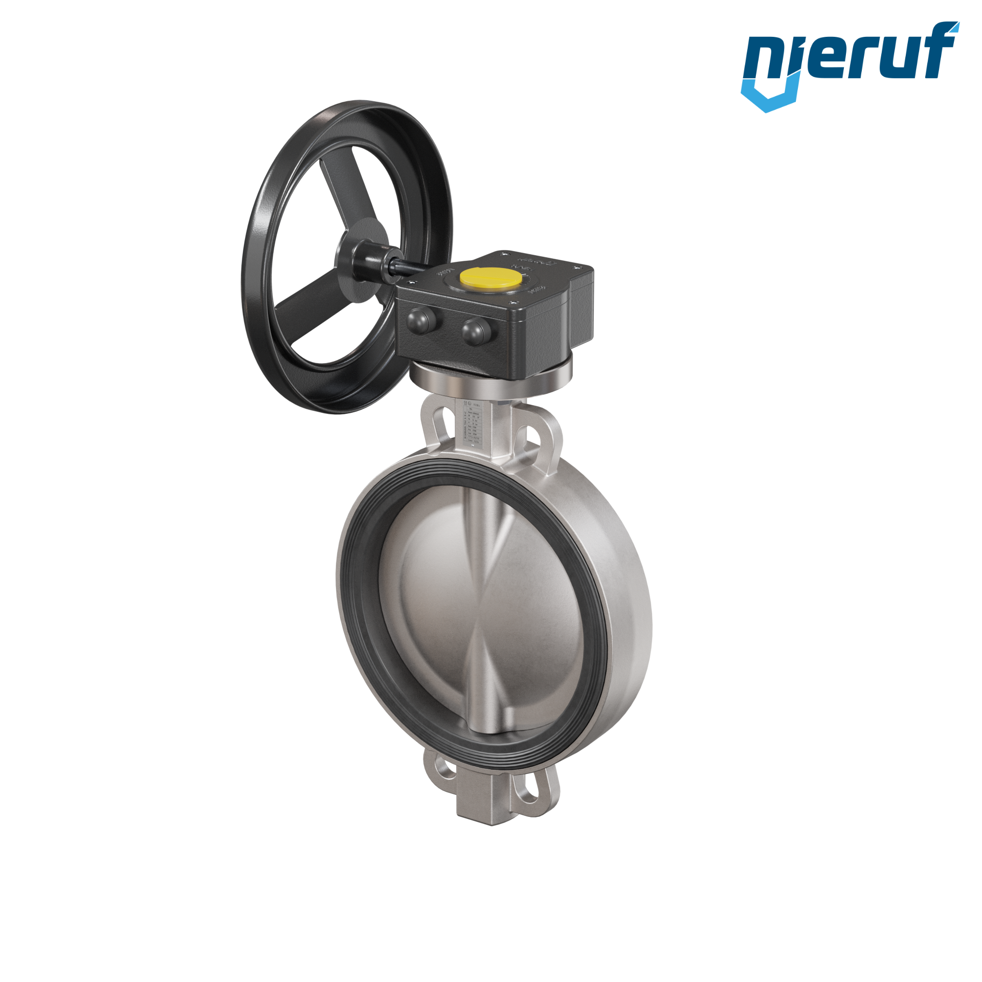 valvola a farfalla in acciaio inossidabile DN250 PN16 AK08 EPDM volantino