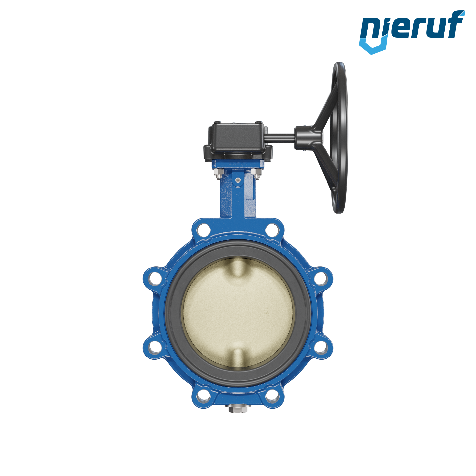 valvola a farfalla per l'acqua di mare DN 150 PN10-PN16 AK16 volantino