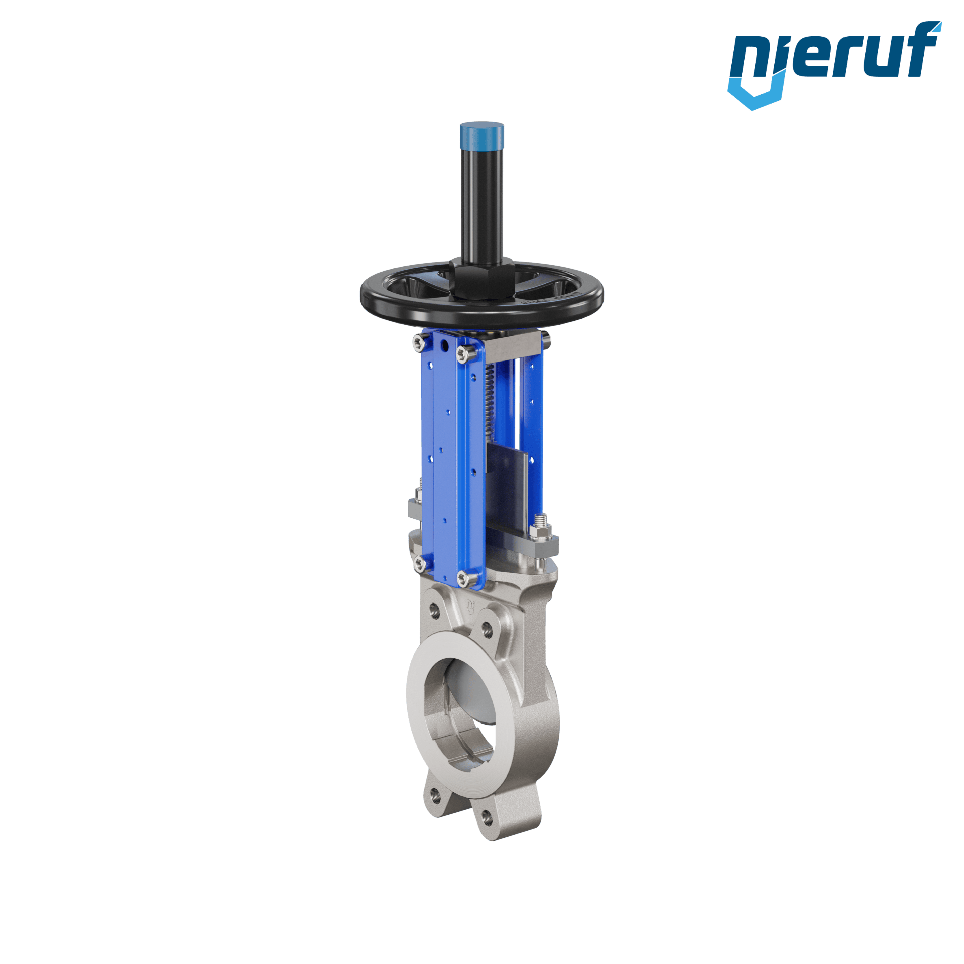 valvola a ghigliottina DN 100 SR03 EPDM manovella / volante