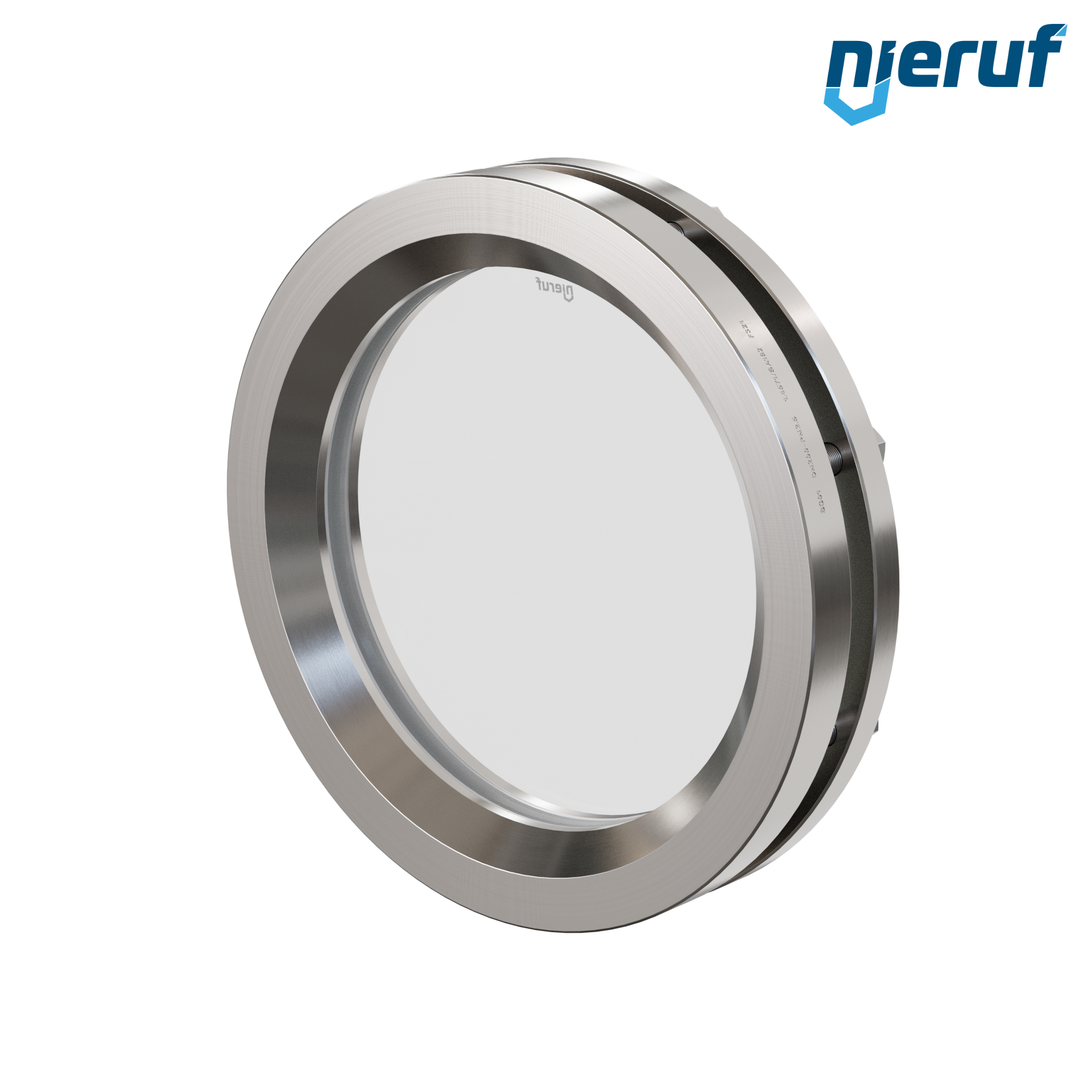 oblò di osservazione per serbatoi DN200 BS01 acciaio inossidabile 1.4571 PTFE vetro borosilicato 2,5bar