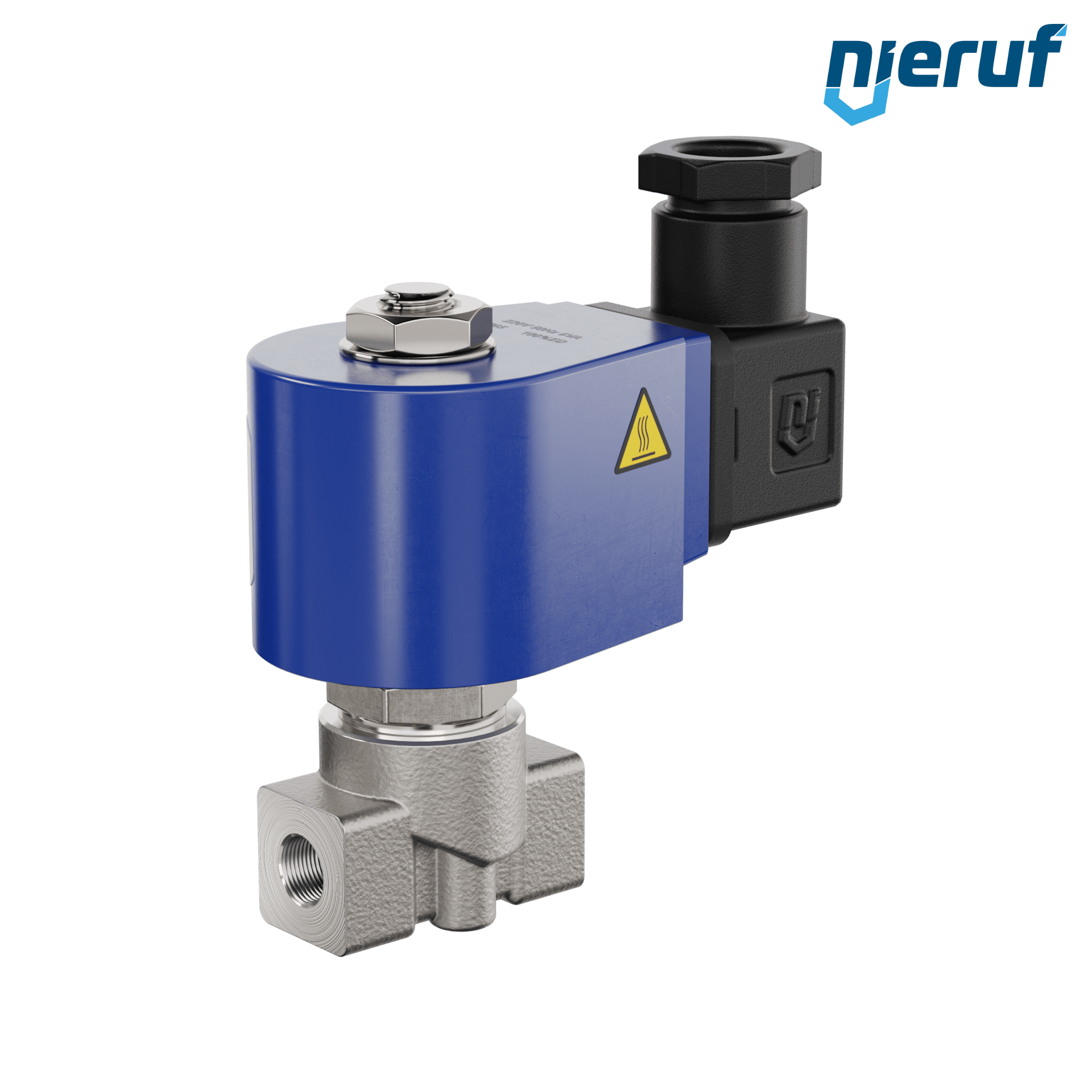 elettrovalvola per alta pressione G 1/8" pollici DN2,0 acciaio inossidabile EV10 EPDM 230V 50Hz