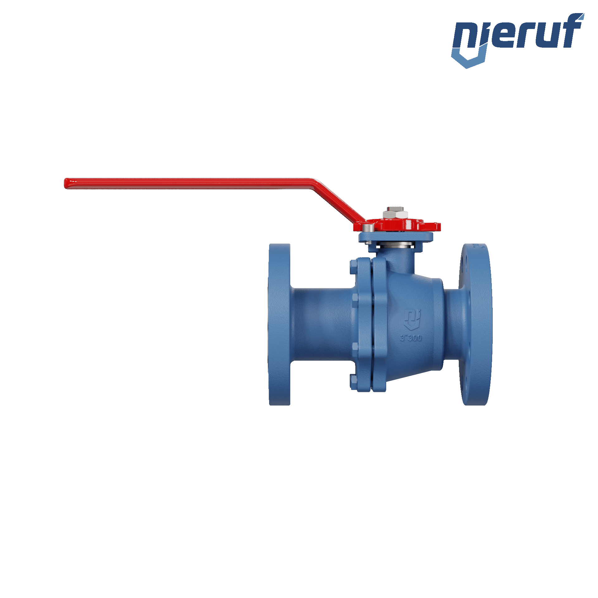 valvola a sfera flangiata DN80 FK14 ANSI 300 acciaio 1.0619