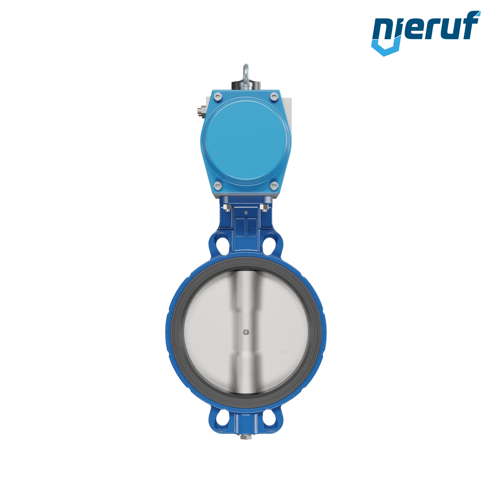 Butterfly valve DN 250 AK01 EPDM high temperature & FDA pneumatic actuator single acting normally closed