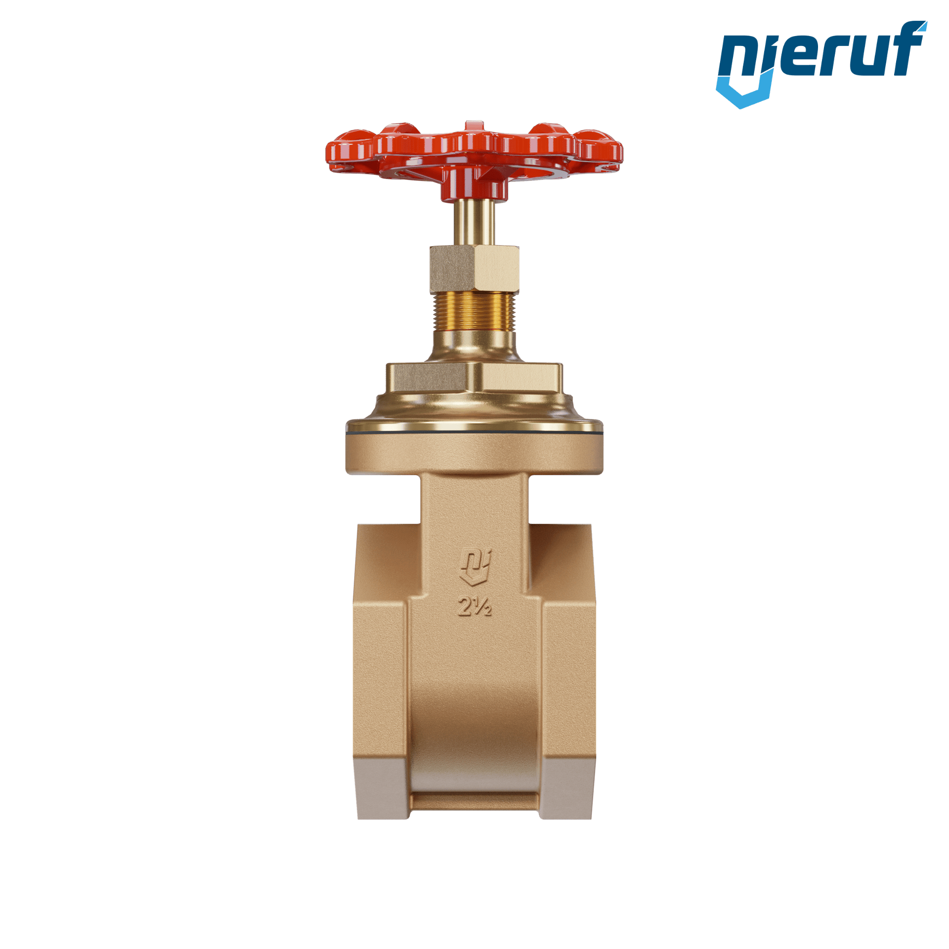 Valvola a ghigliottina filettata in bronzo AS07 DN65 - 2 1/2" PN16 EPDM