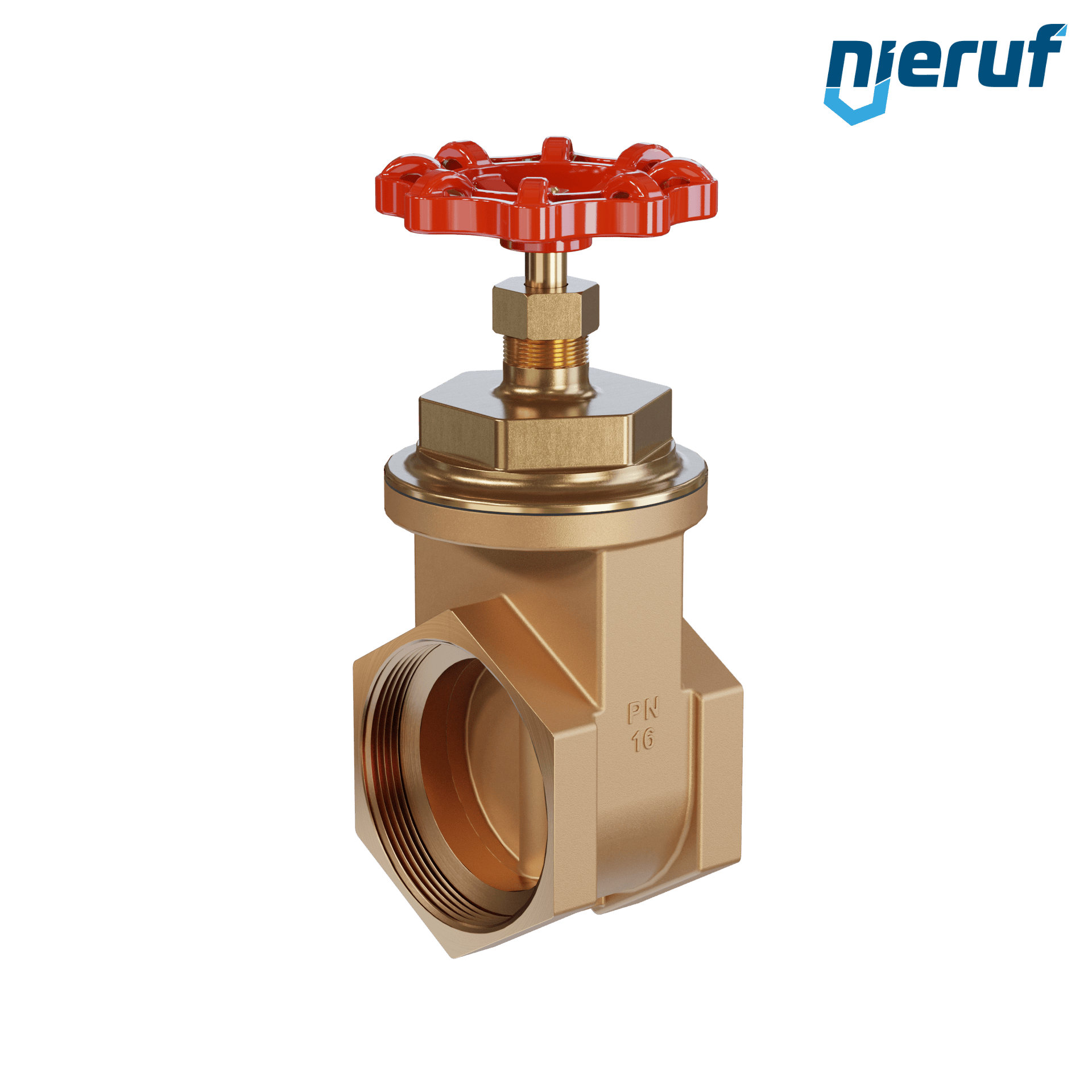 Valvola a ghigliottina filettata in bronzo AS07 DN100 - 4" PN16 EPDM