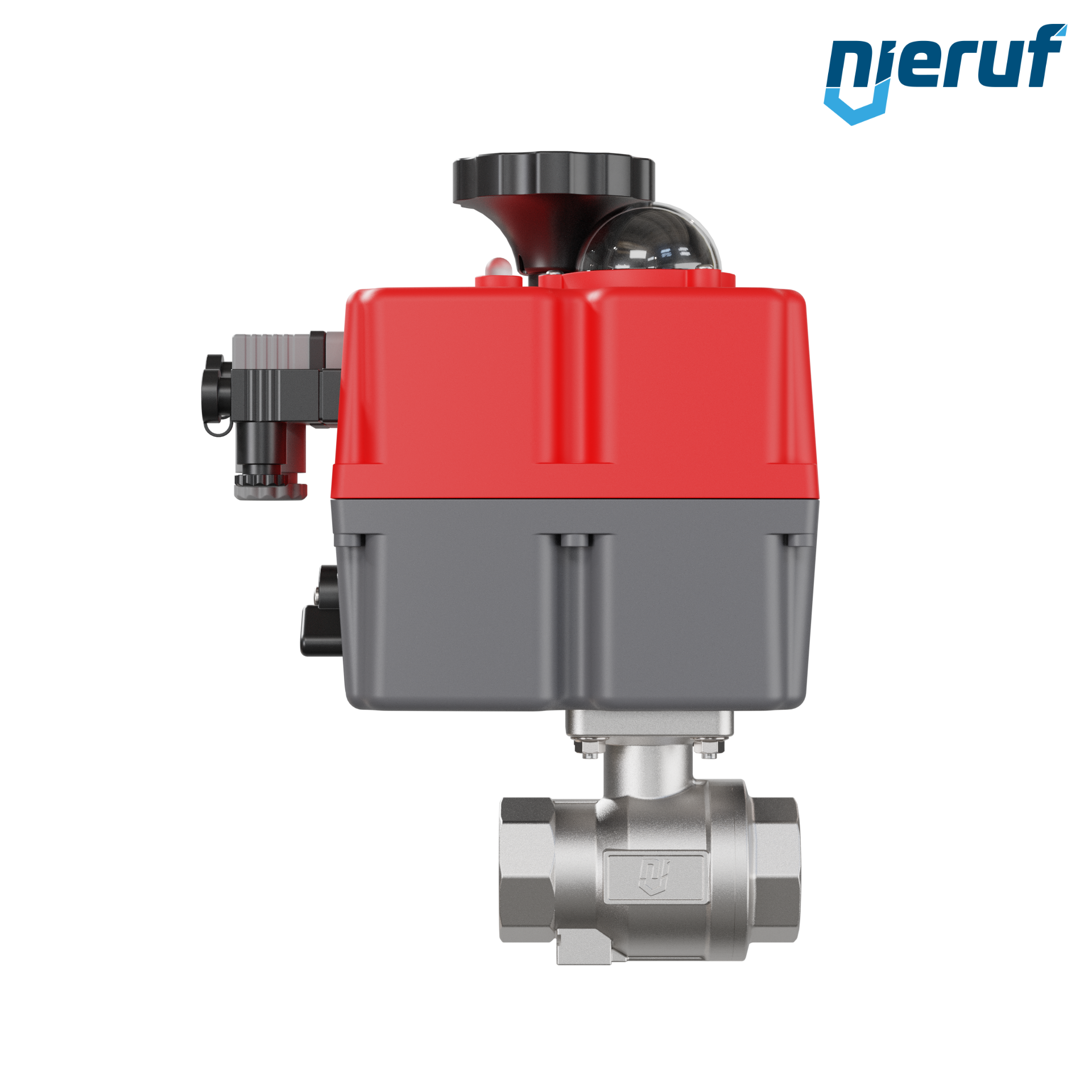 valvola a sfera con attuatore elettrico DN25 - 1" pollici acciaio inossidabile 24V - 240V EK02 DVGW-W
