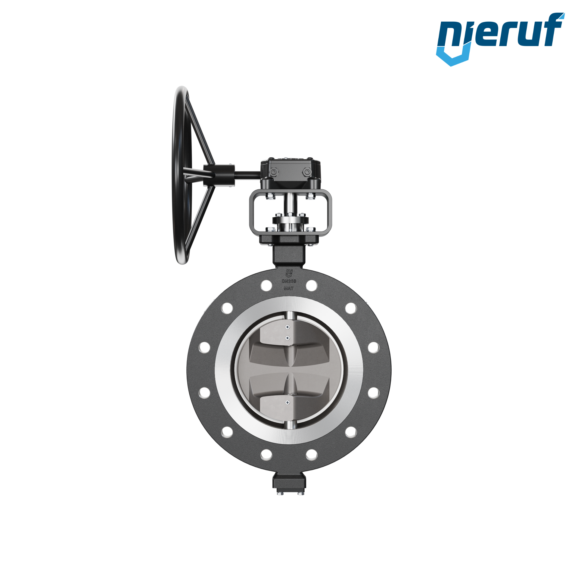 Triple offset butterfly-valve carbon steel AK14 DN 250 ANSI150 worm gear