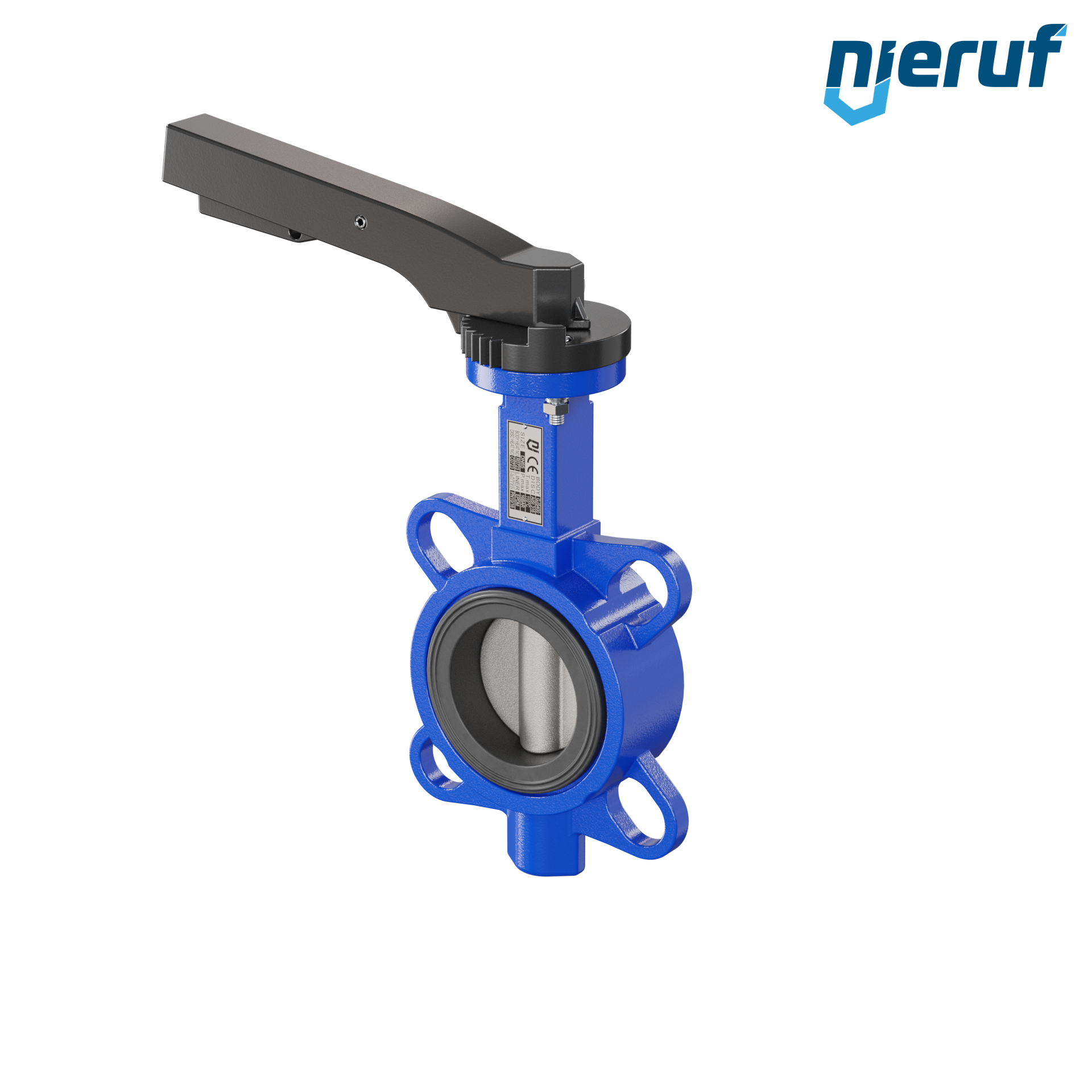 valvola a farfalla DN 65 PN16 AK05 NBR leva