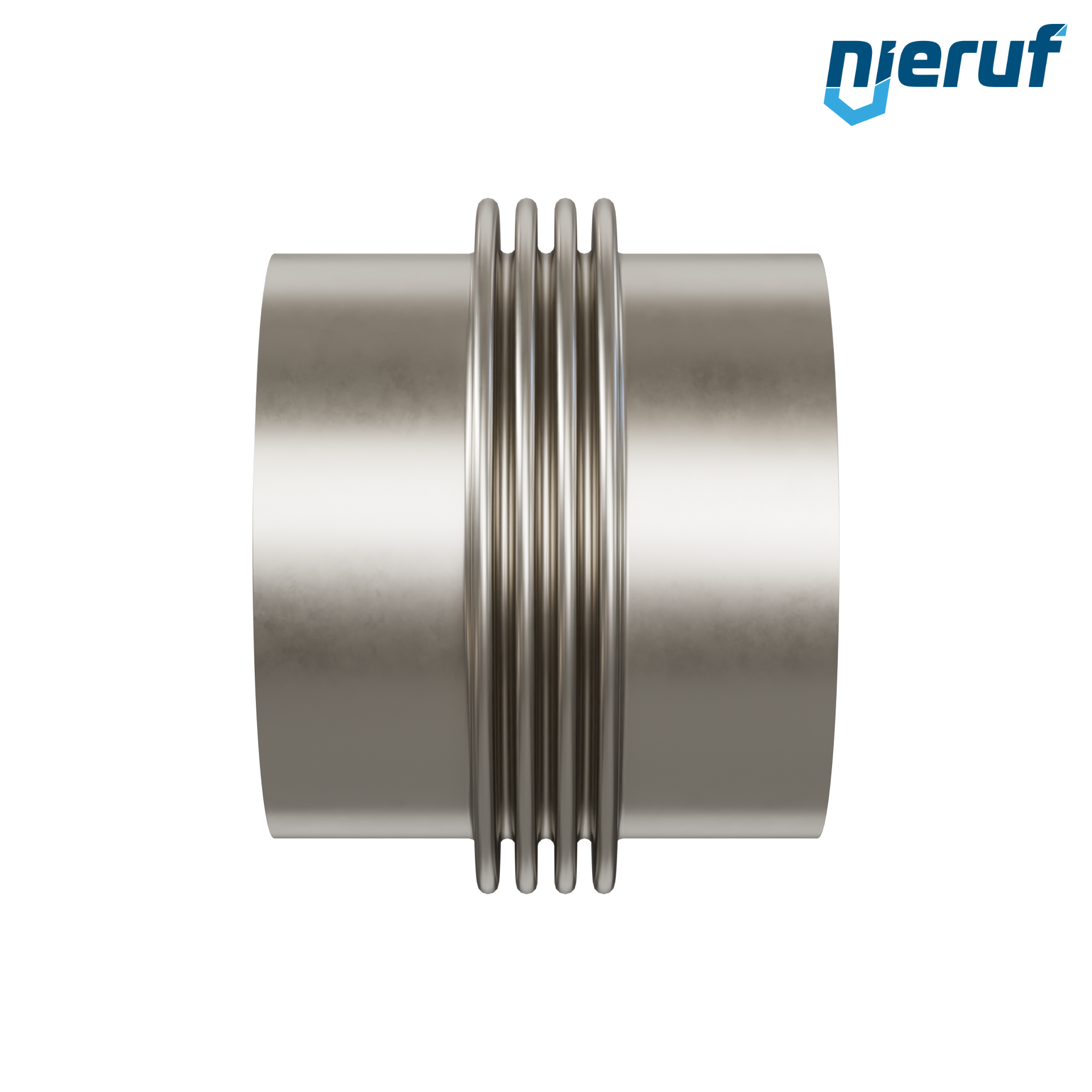Giunto di dilatazione assiale DN250 - 273mm versione KP05 estremità a saldare in acciaio inox e manicotto in acciaio inox