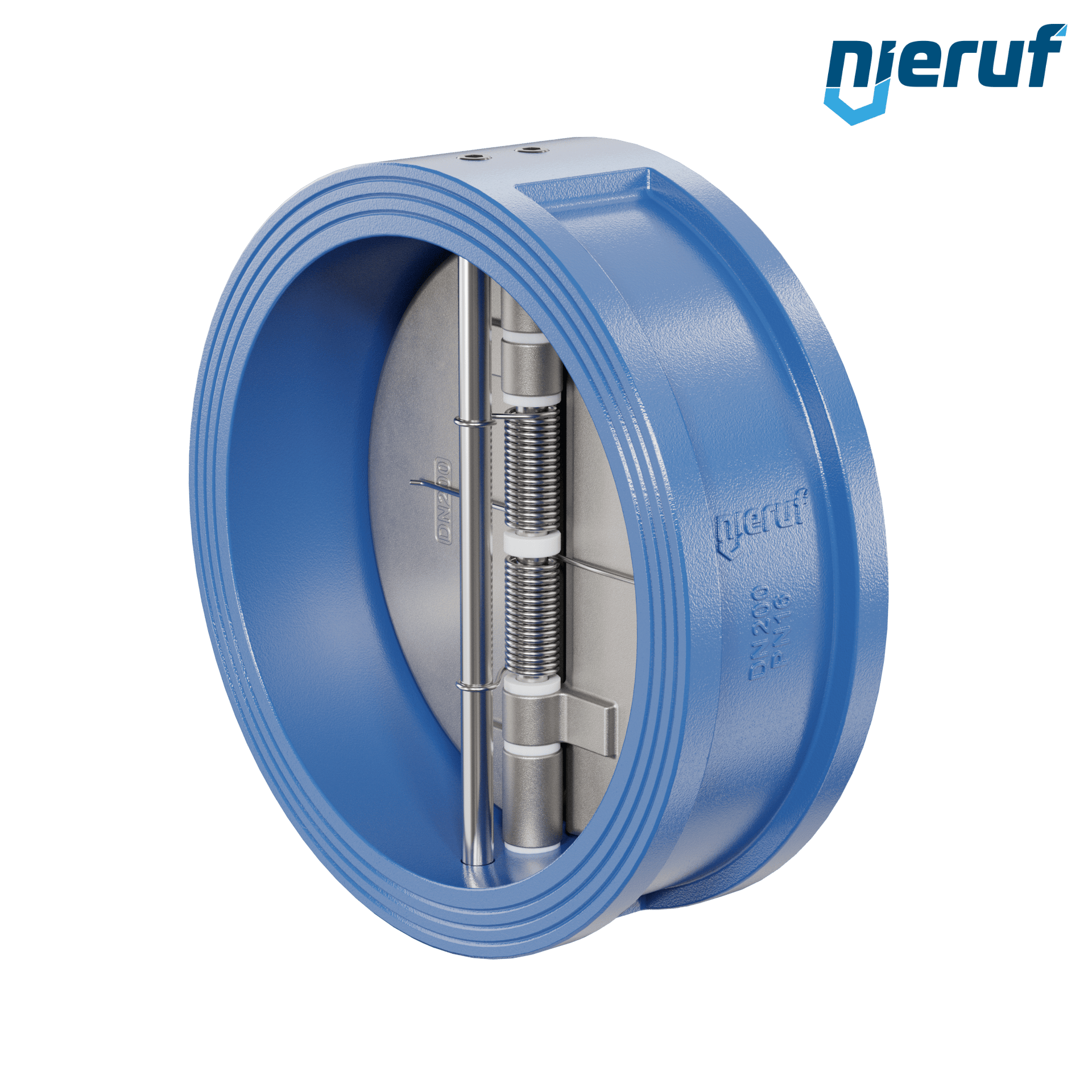 valvola di ritegno a doppio battente DN200 DR02 GGG40 EPDM