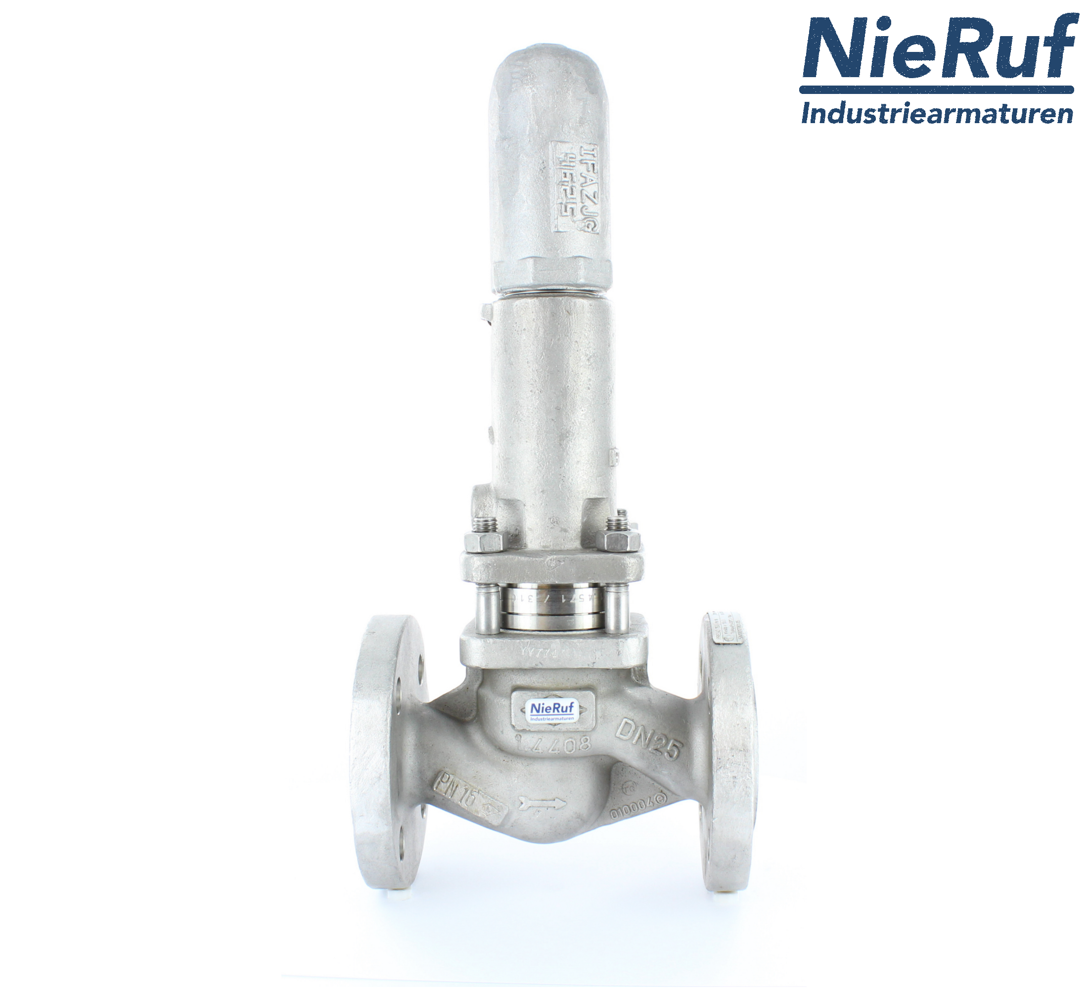 piston overflow valve DN 32 UV13 stainless steel AISI 316L 0,5 - 1,5 bar