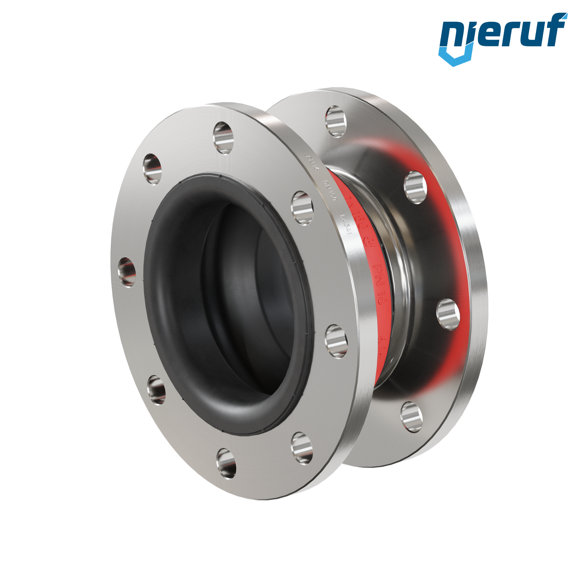 Compensatore DN150 tipo KP04 flange acciaio inox, manicotto EPDM