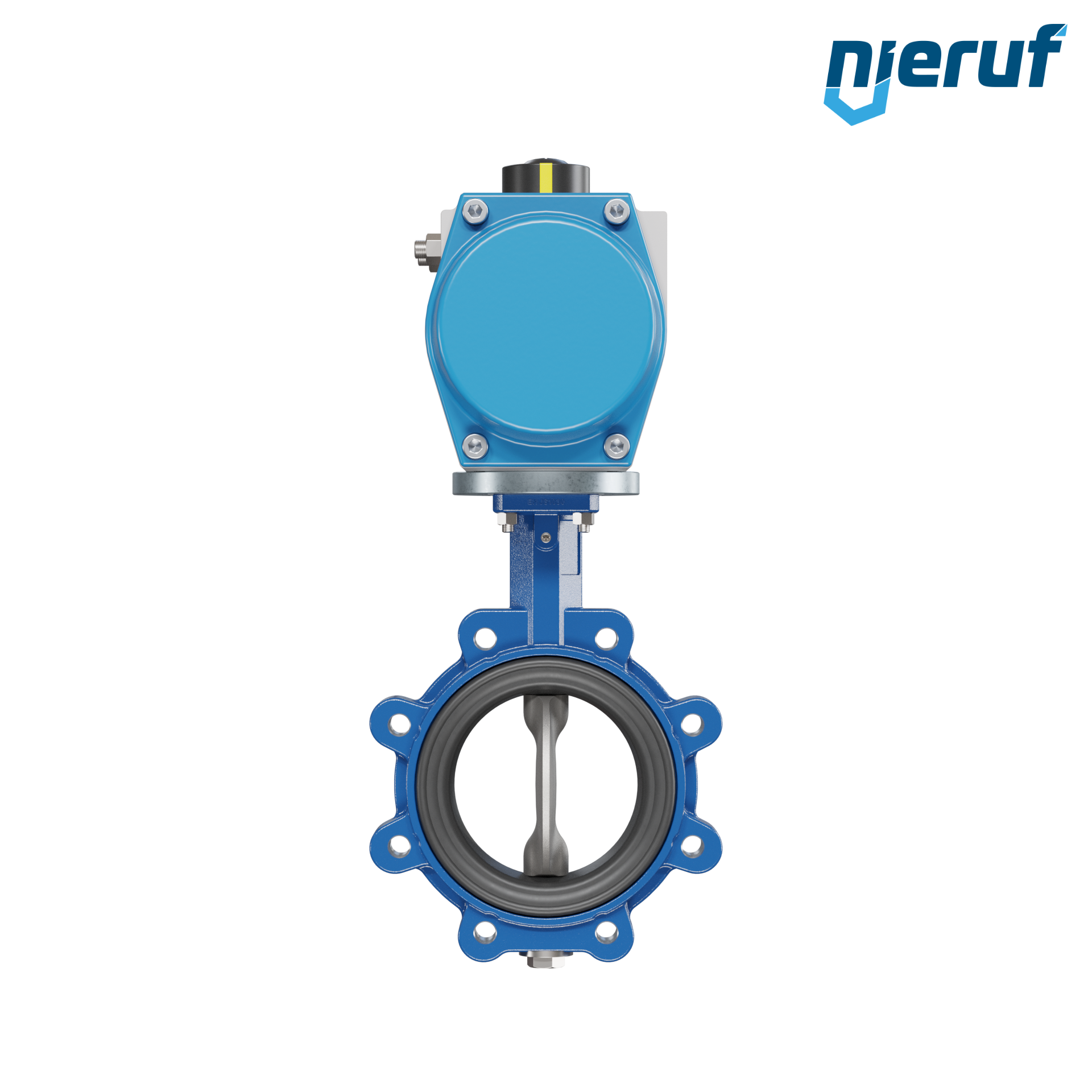 Butterfly valve DN 125 AK02 EPDM DVGW drinking water, WRAS, ACS, W270 pneumatic actuator single acting normally open