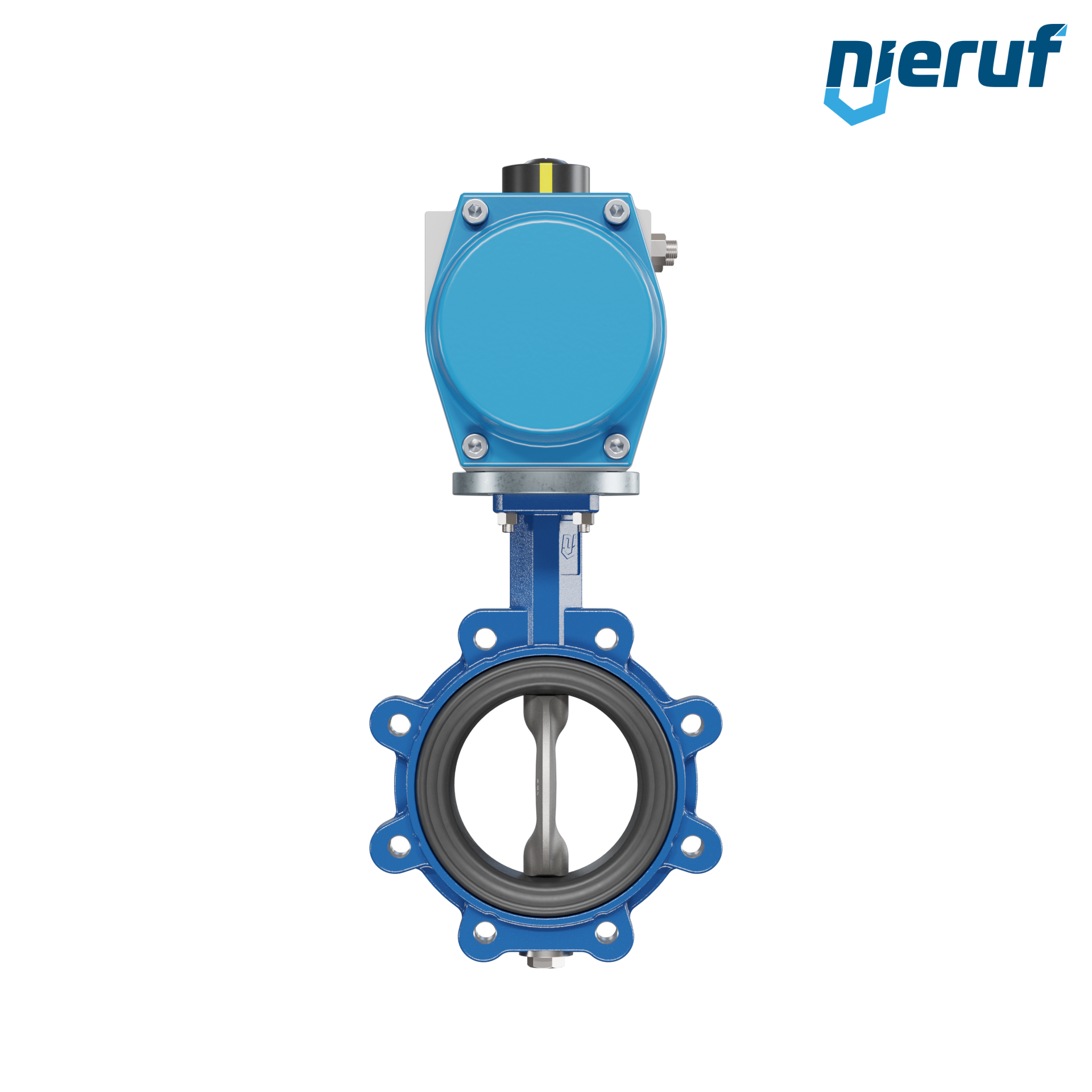 Butterfly valve DN 125 AK02 EPDM DVGW drinking water, WRAS, ACS, W270 pneumatic actuator single acting normally open