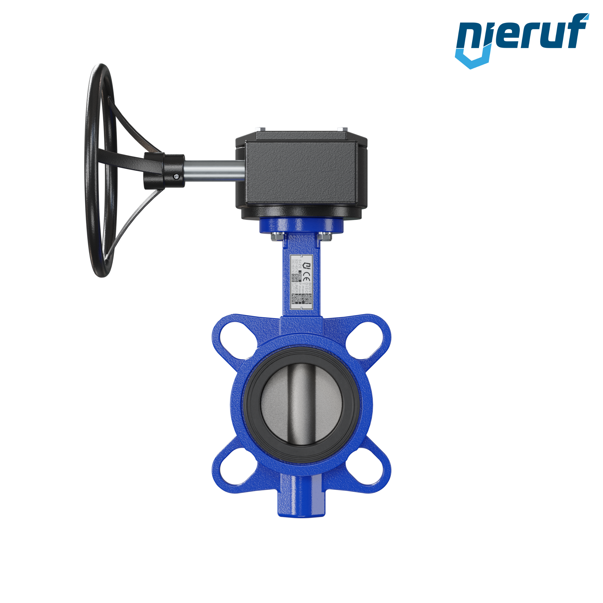 valvola a farfalla DN 65 PN16 AK05 NBR volantino