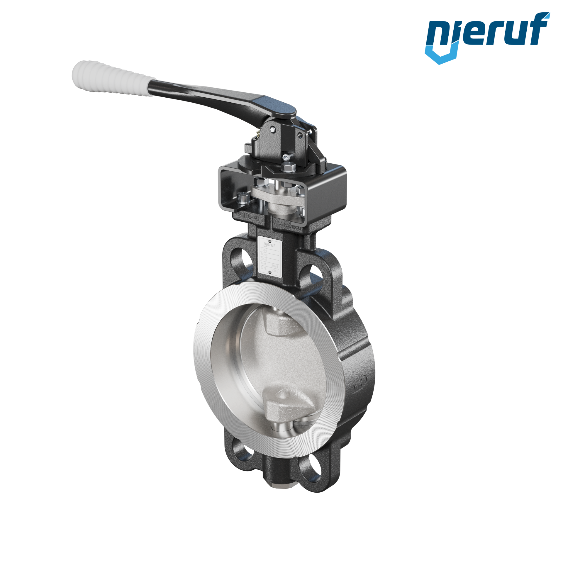 Doppelexzentrische Absperrklappe AK11 DN 125 PN10-40 ANSI150-300 Handhebel
