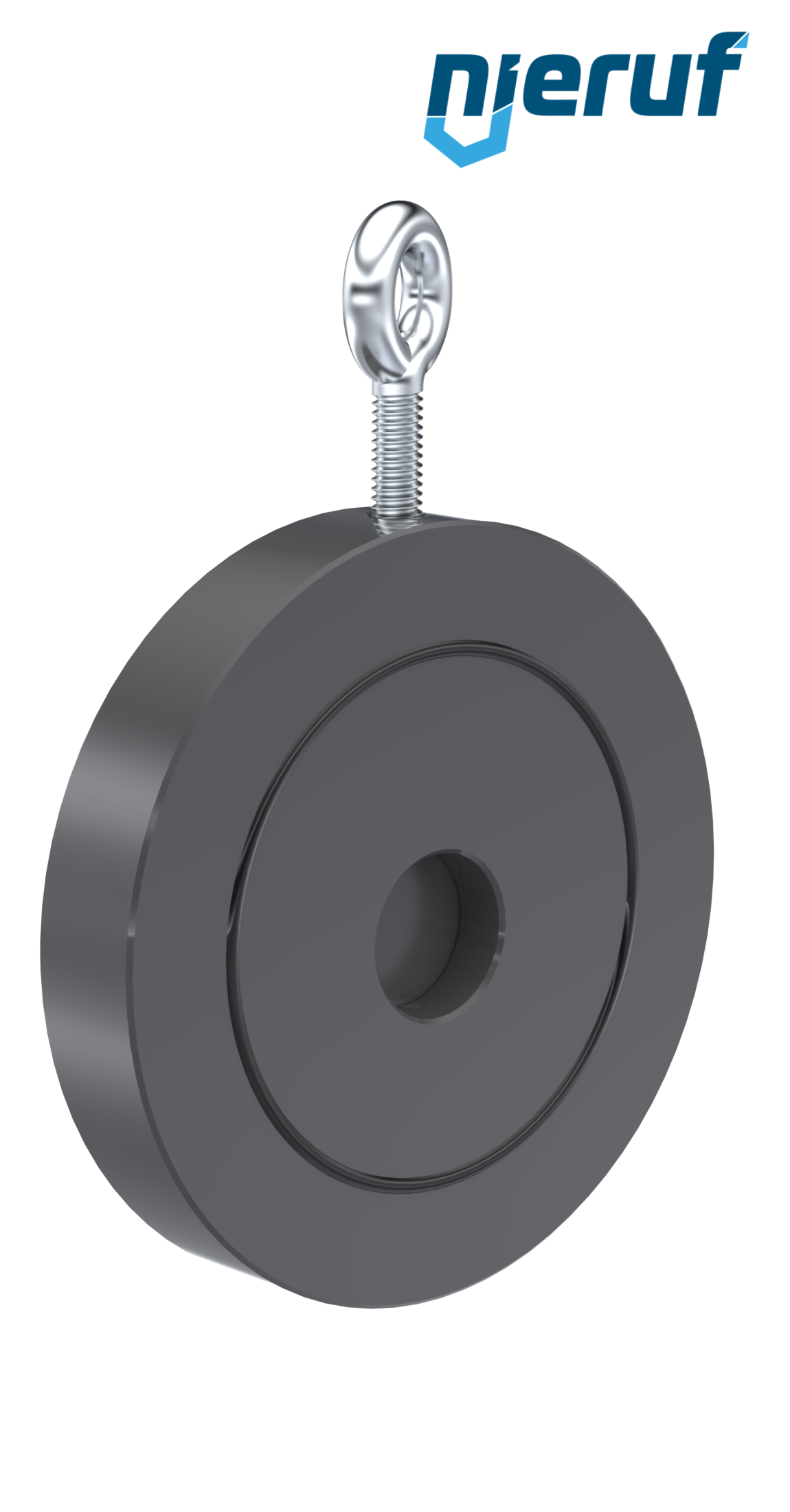 Zwischenflansch-Rückschlagklappe DN32 ZR05 Kunststoff PVC-U FKM (Viton)