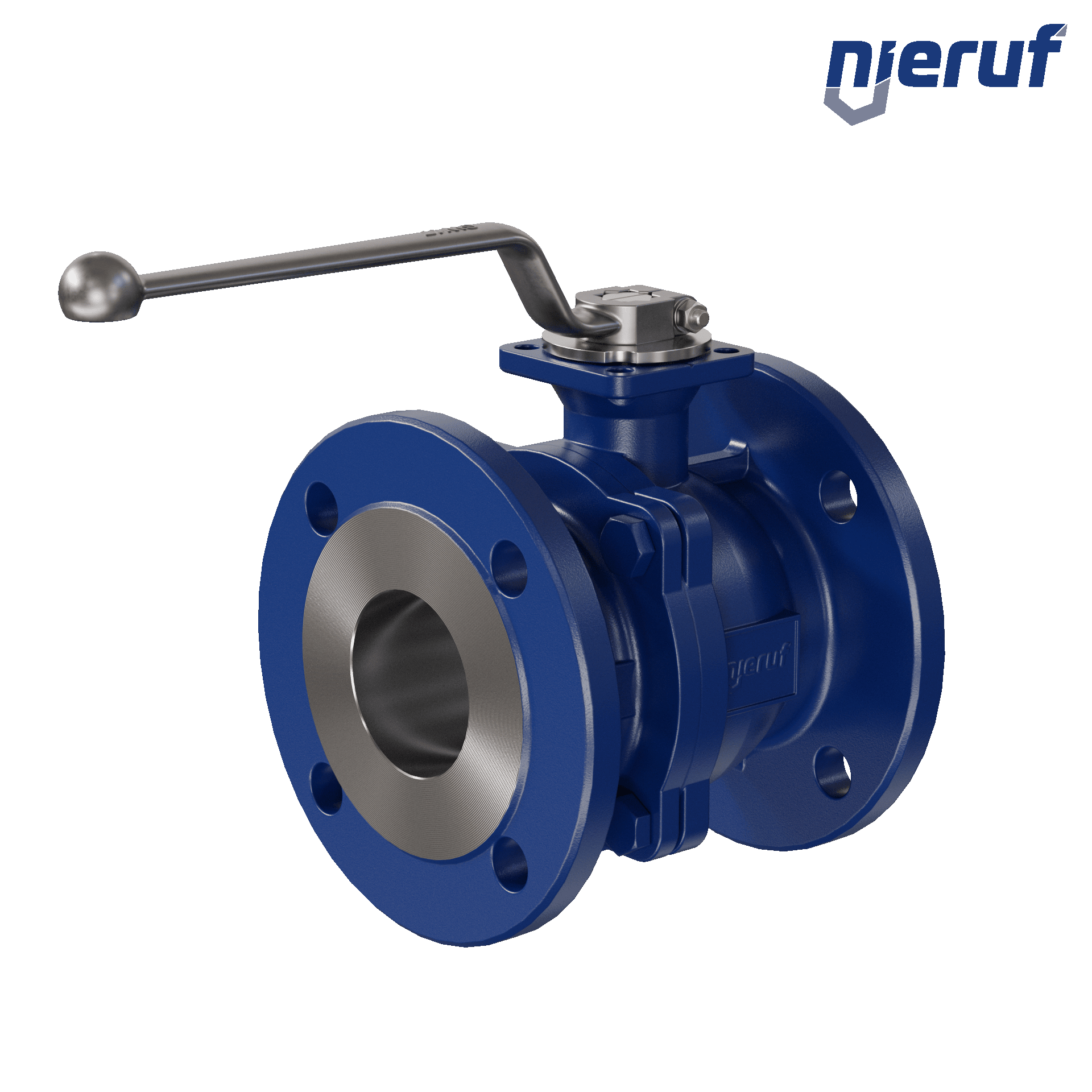 valvola a sfera flangiata per alte temperature FK12 DN65 PEEK guarnizione
