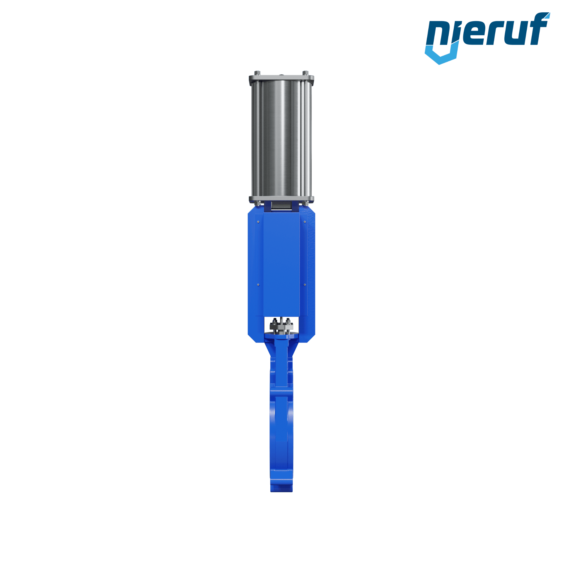 valvola a ghigliottina DN 400 SR02 NBR attuatore pneumatico a doppio effetto