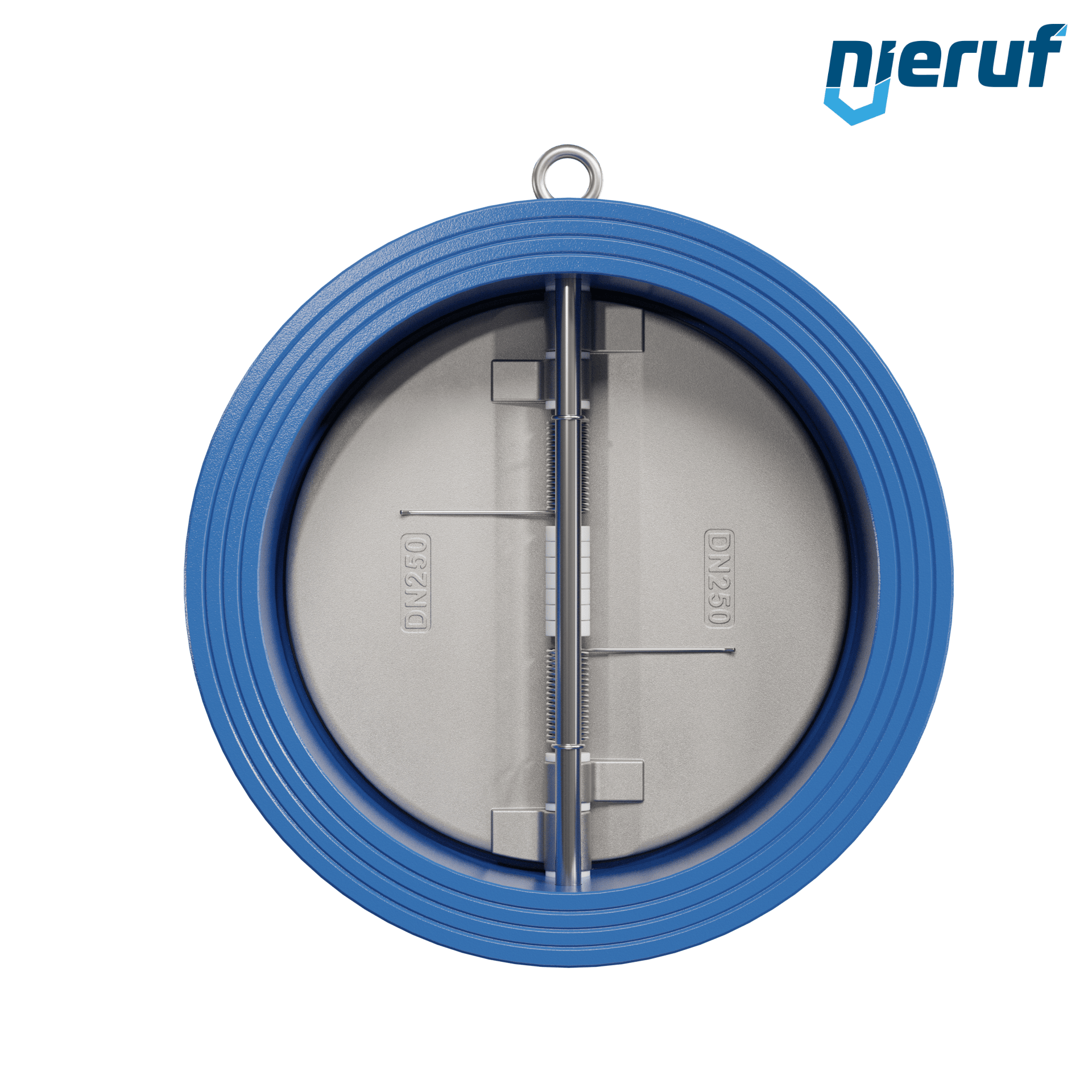 valvola di ritegno a doppio battente DN250 DR02 GGG40 FKM (Viton)